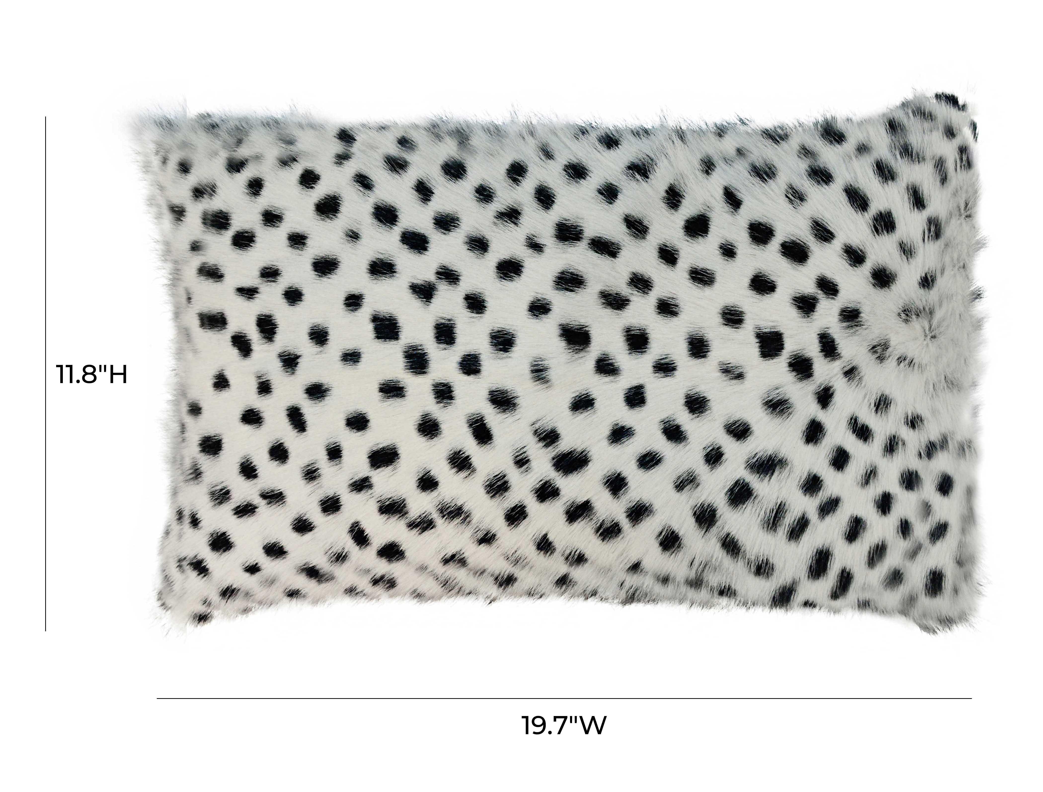 Genuine Goatskin Throw Pillow (20"X12"-16"X16") - Image 4