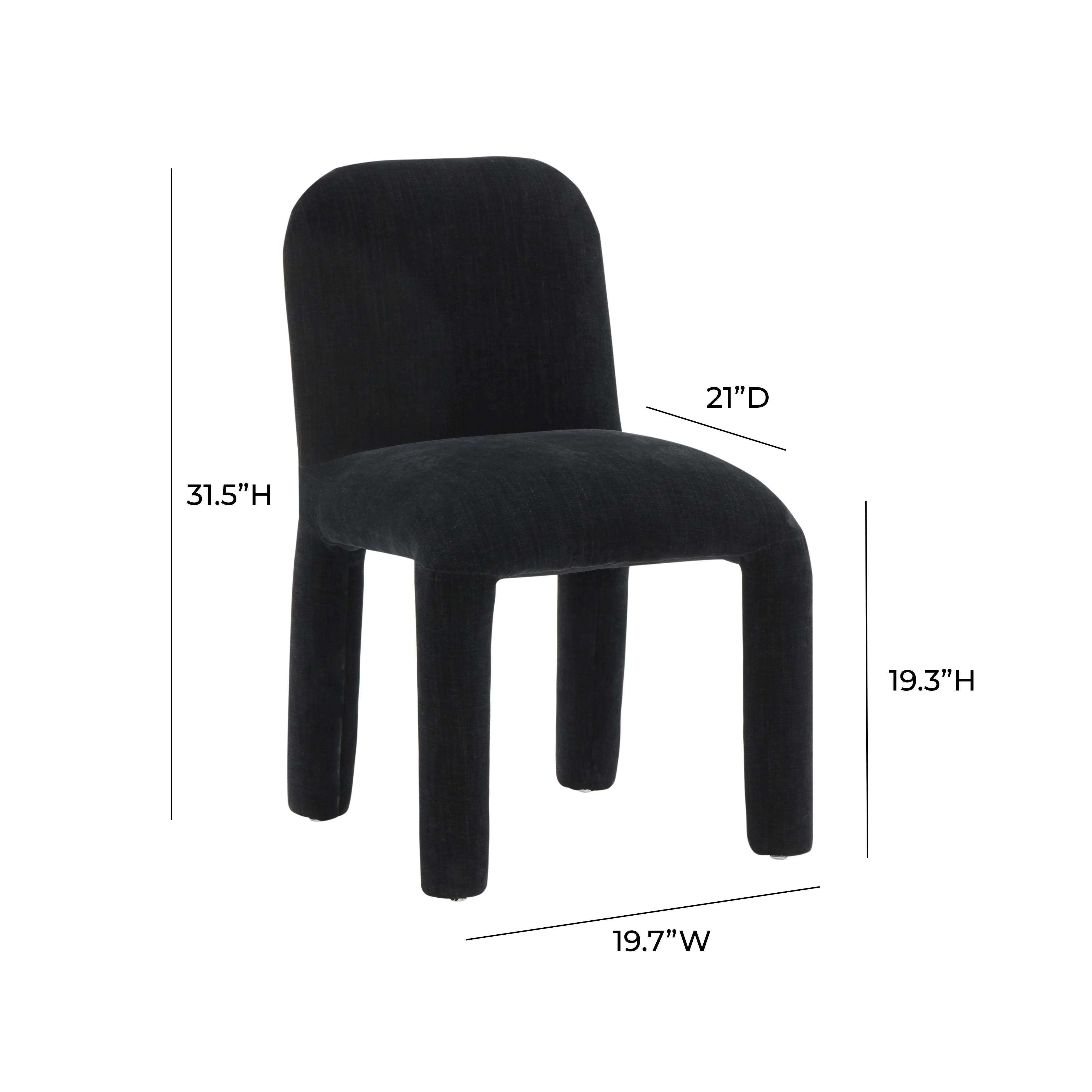 Georgia Performance Chenille Dining Chair - Image 7