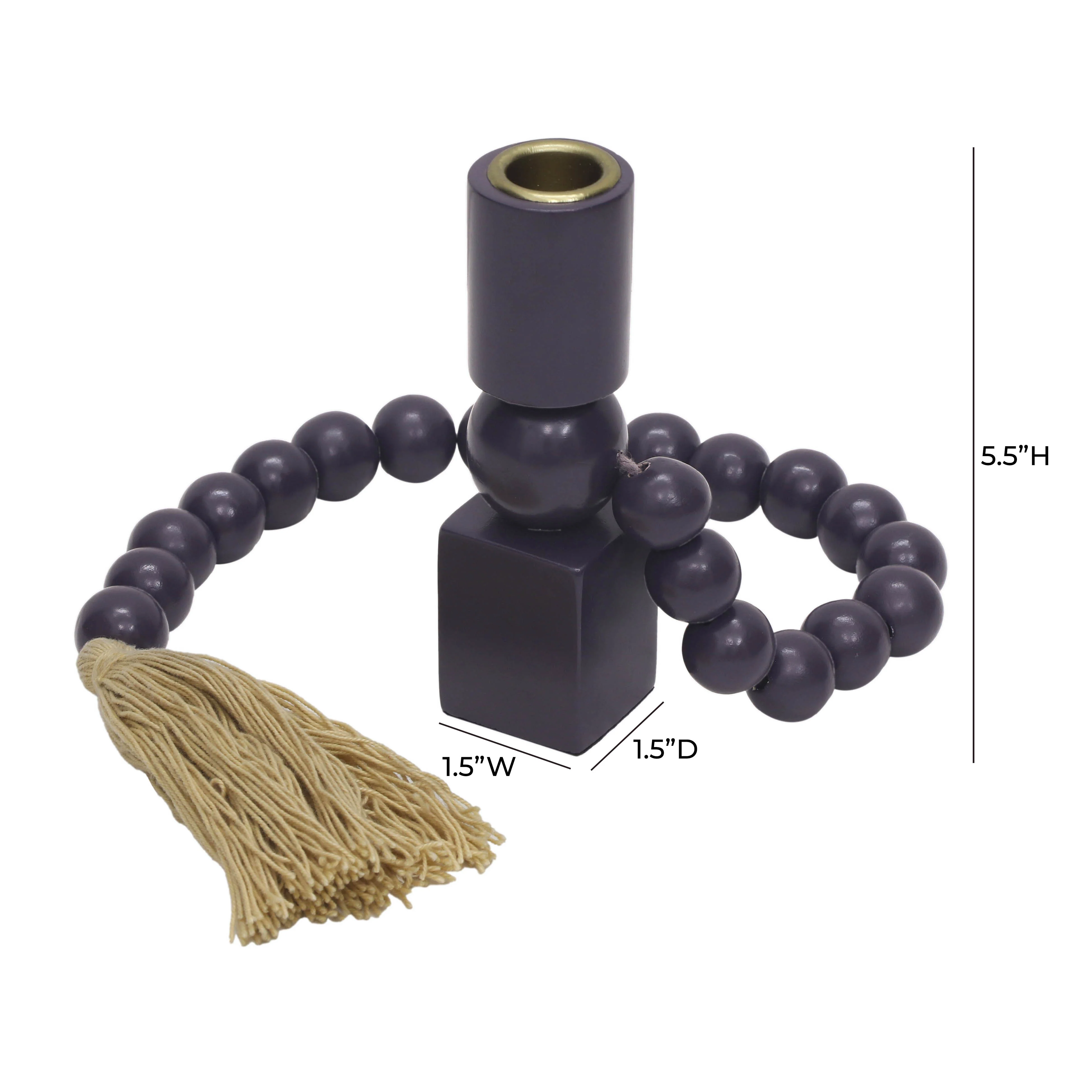 Harrison Wooden Candlestick - Image 6