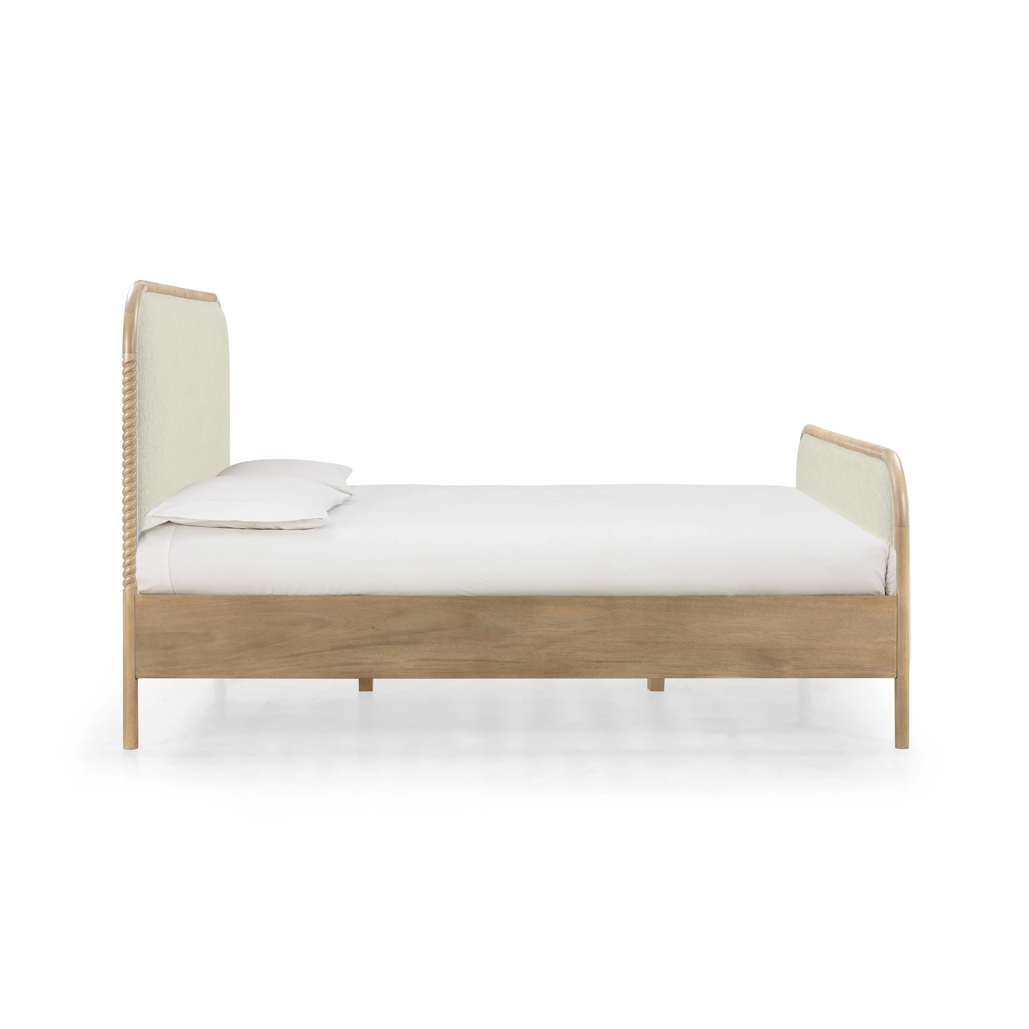 Hatia Basketweave Panel Bed - Image 4