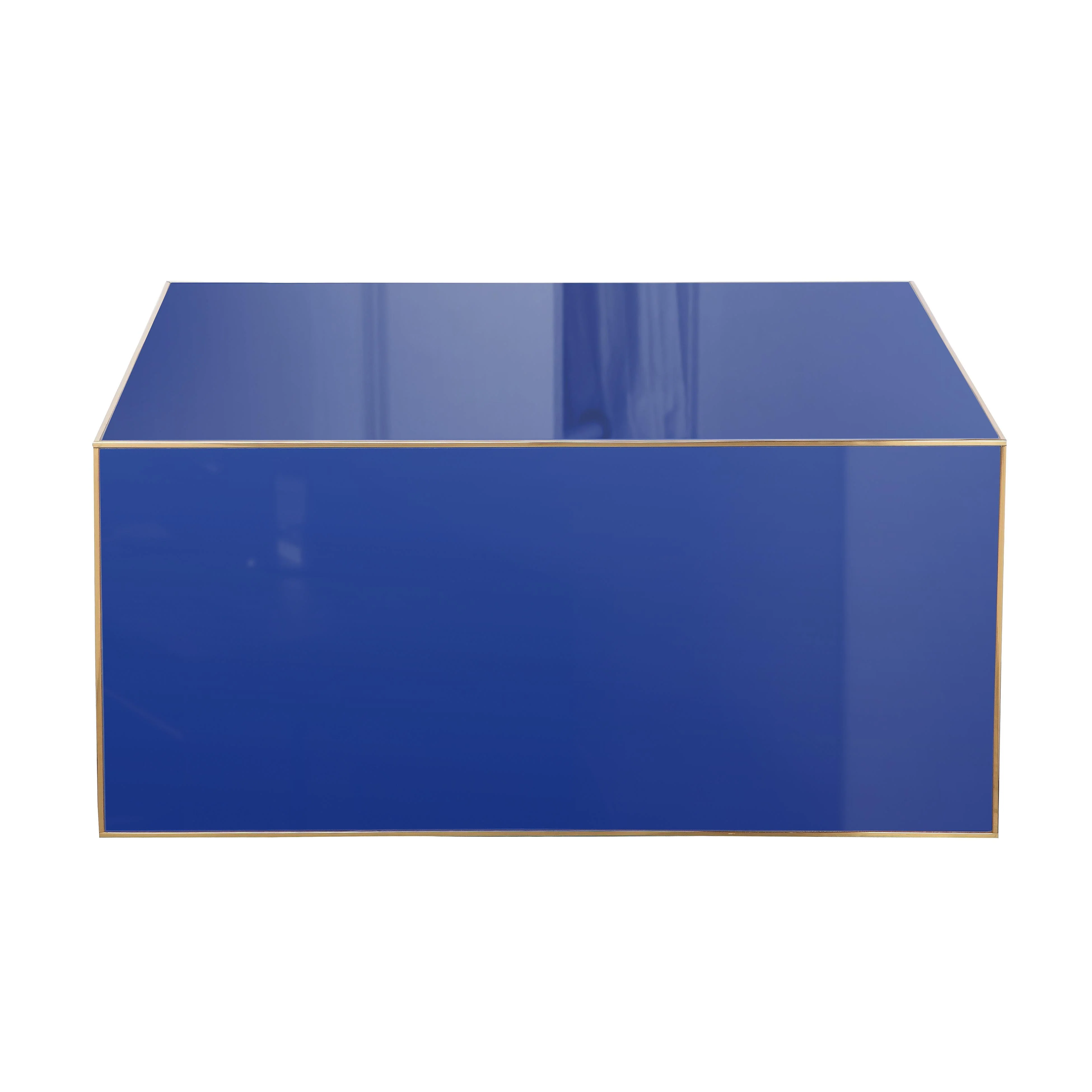 Havana 35" Glass Square Coffee Table - Image 3