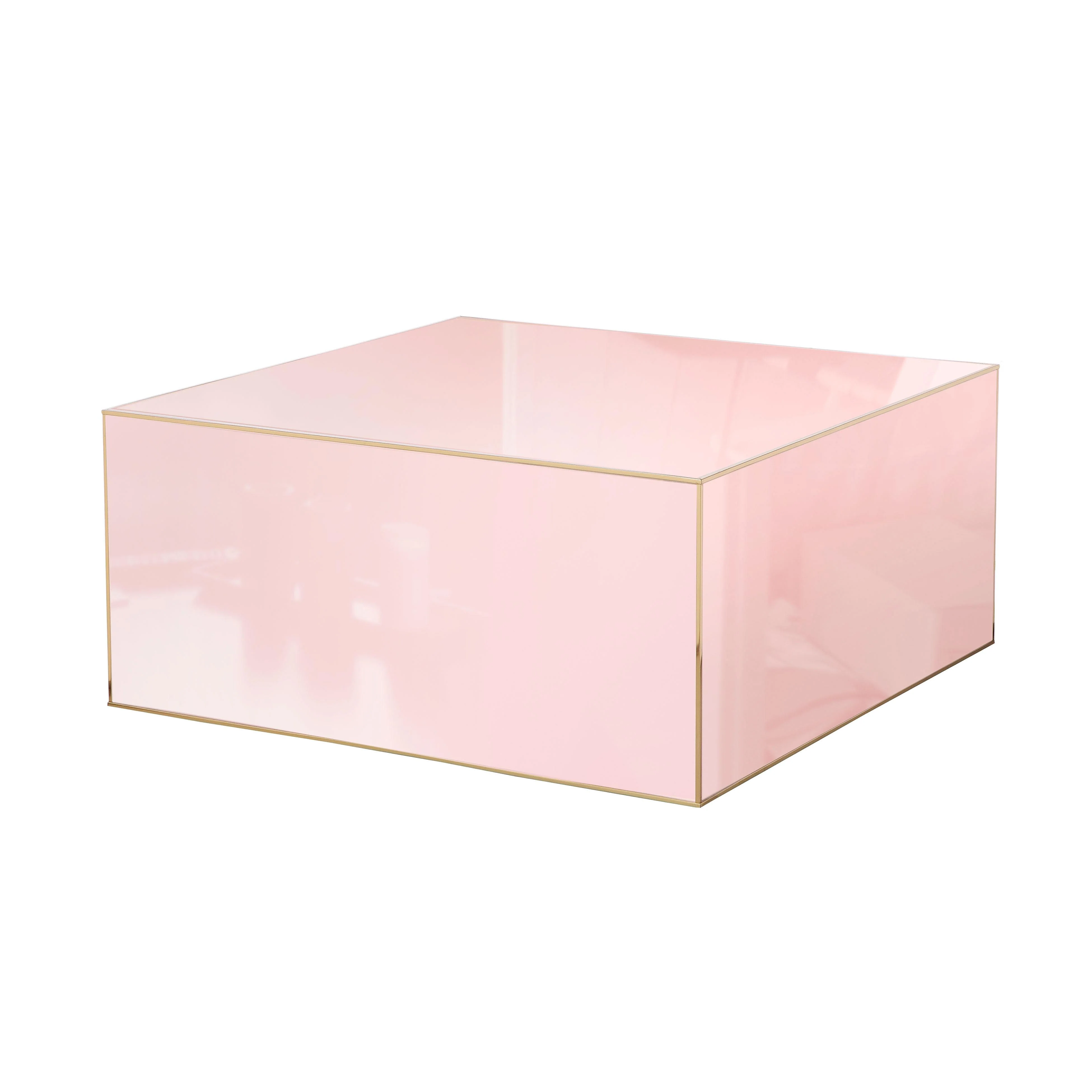 Havana 35" Glass Square Coffee Table - Image 5