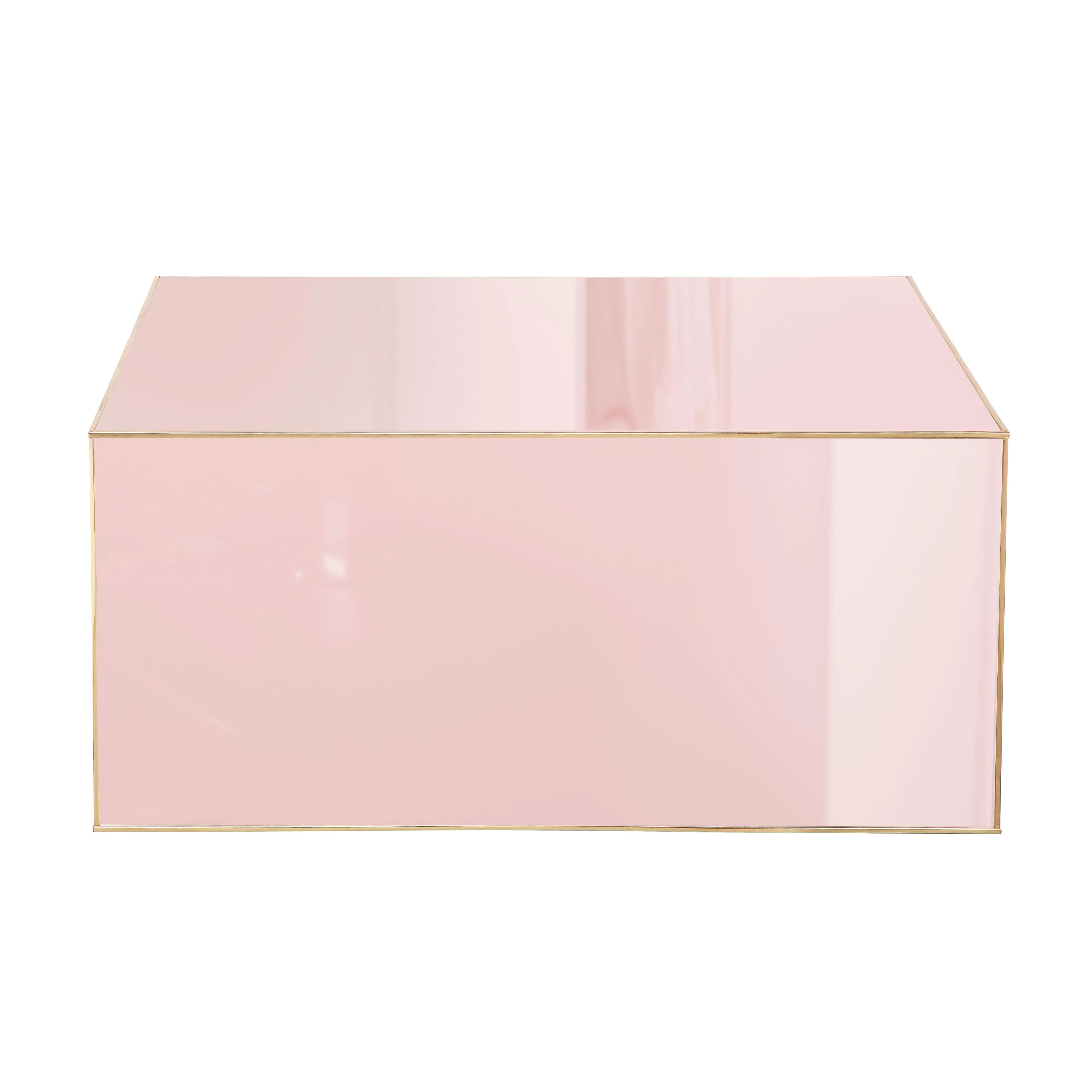 Havana 35" Glass Square Coffee Table - Image 8