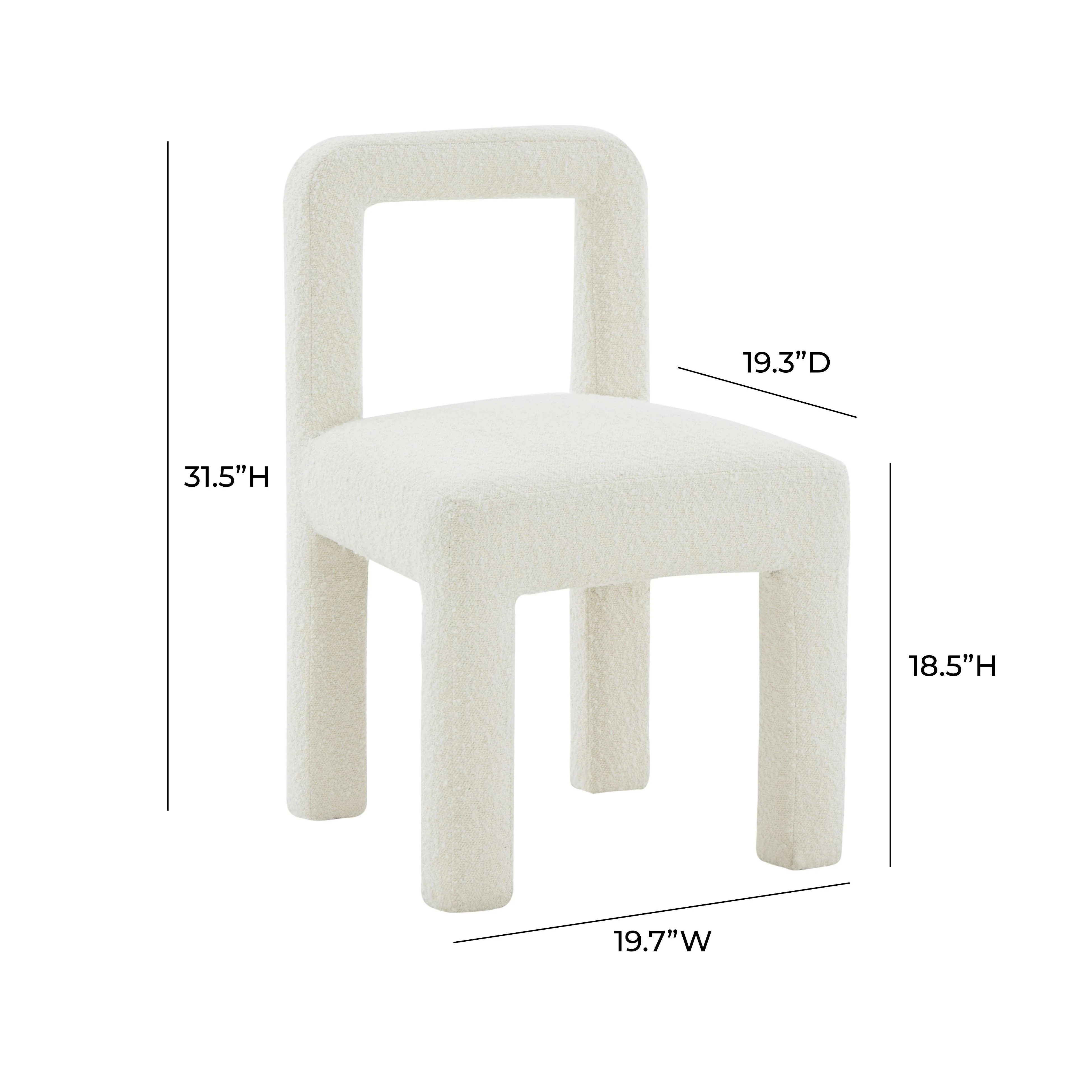 Hazel Performance Boucle Dining Chair - Image 22