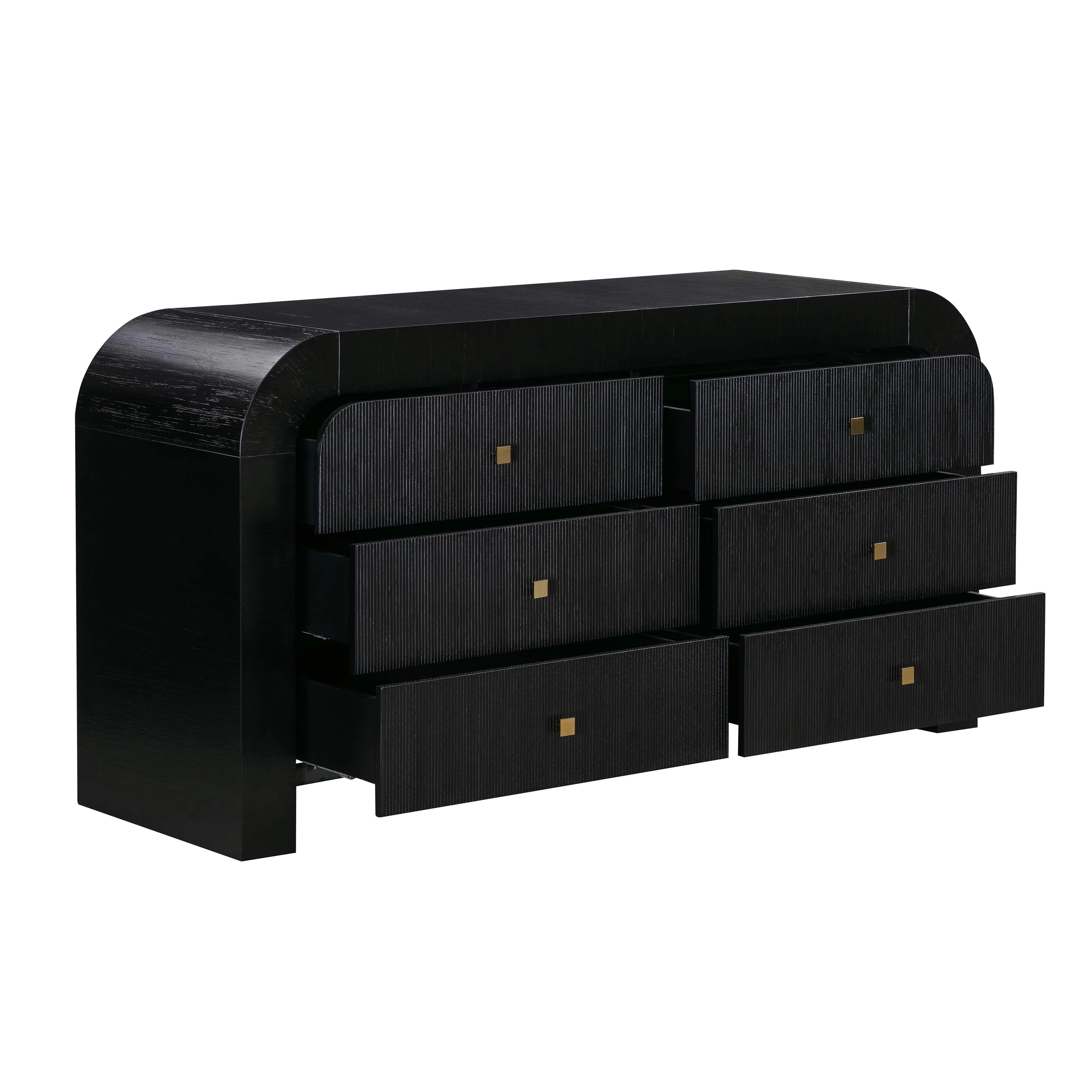 Hump 62" Arched 6-Drawer Dresser - Image 11