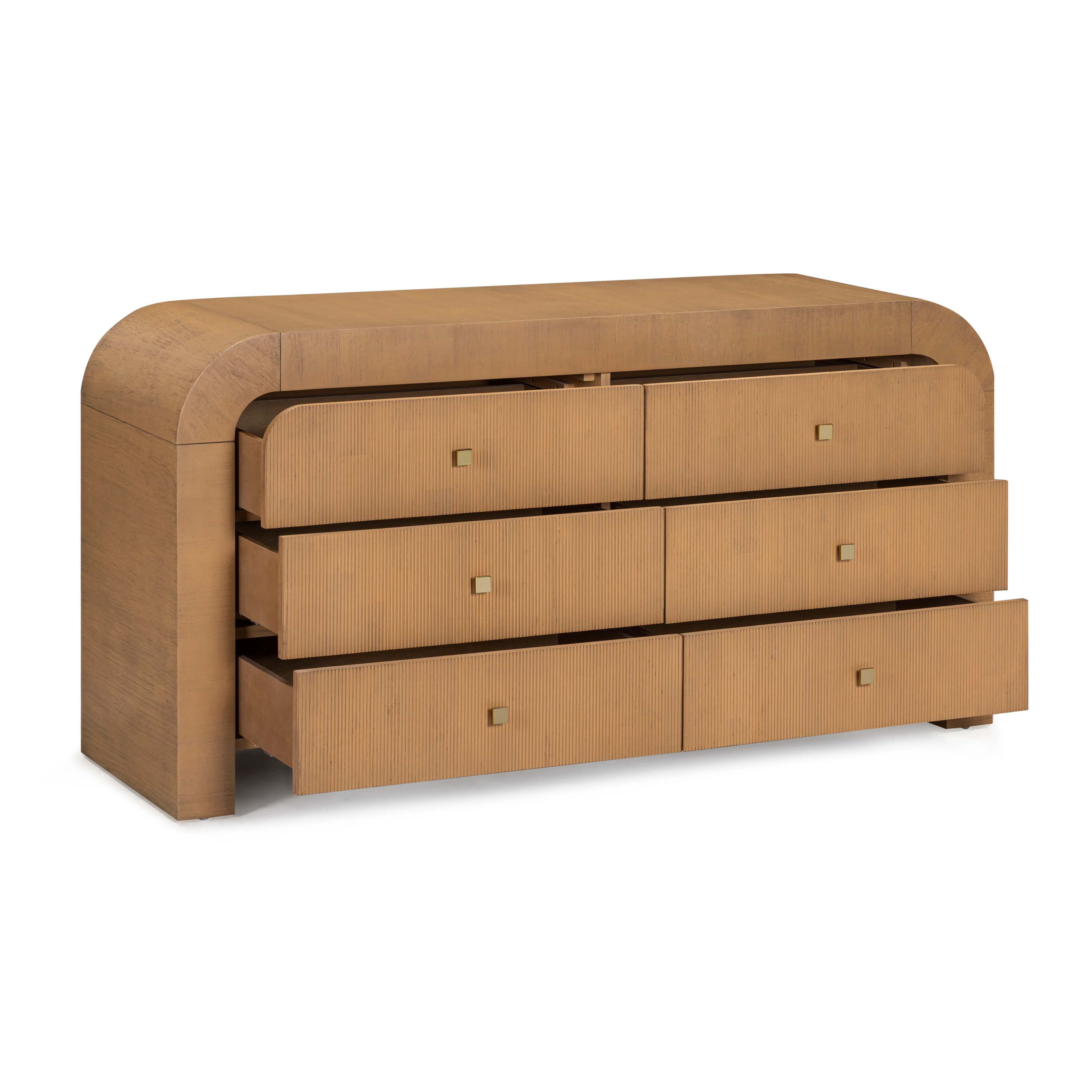 Hump 62" Arched 6-Drawer Dresser - Image 21