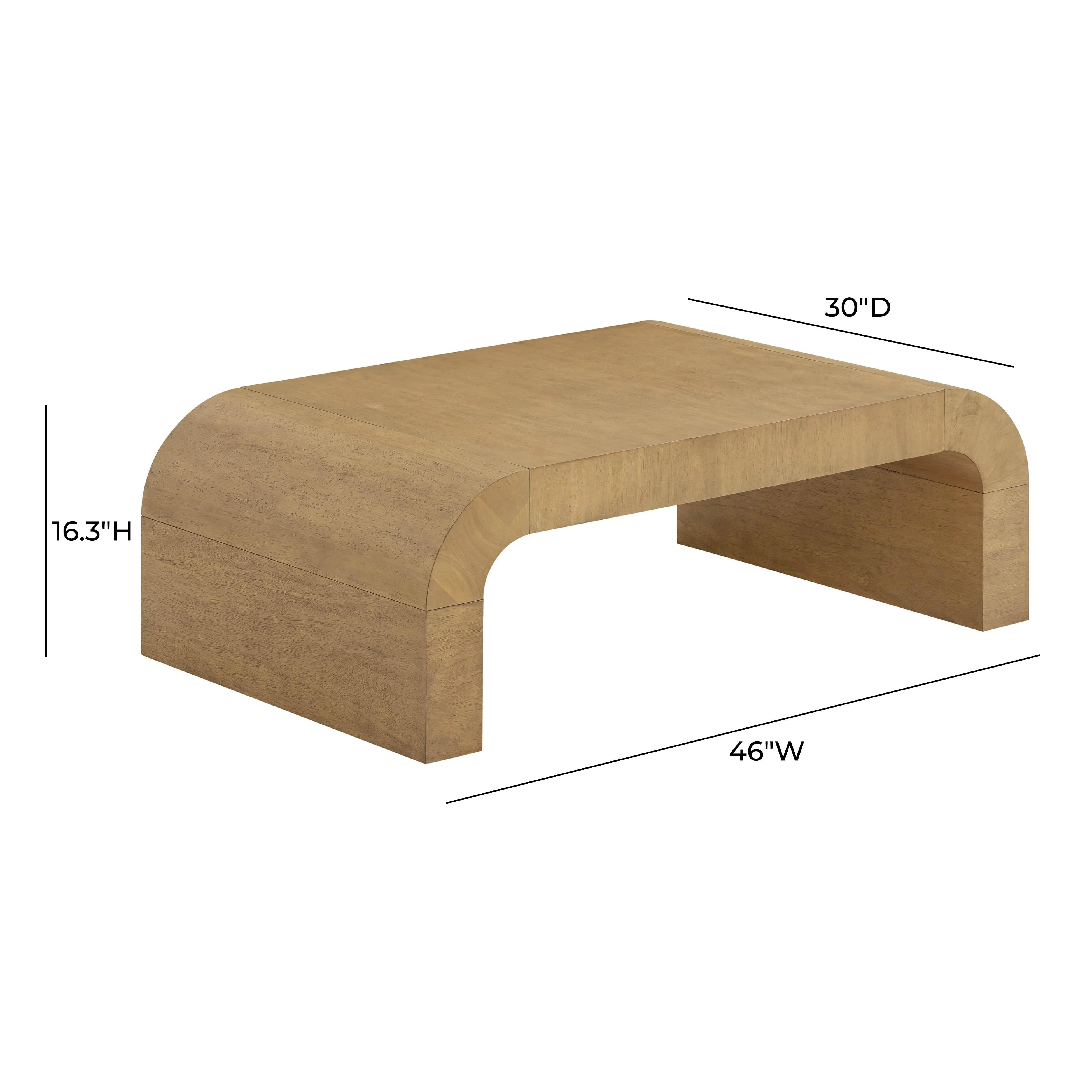 Hump 46" Arched Coffee Table - Image 19