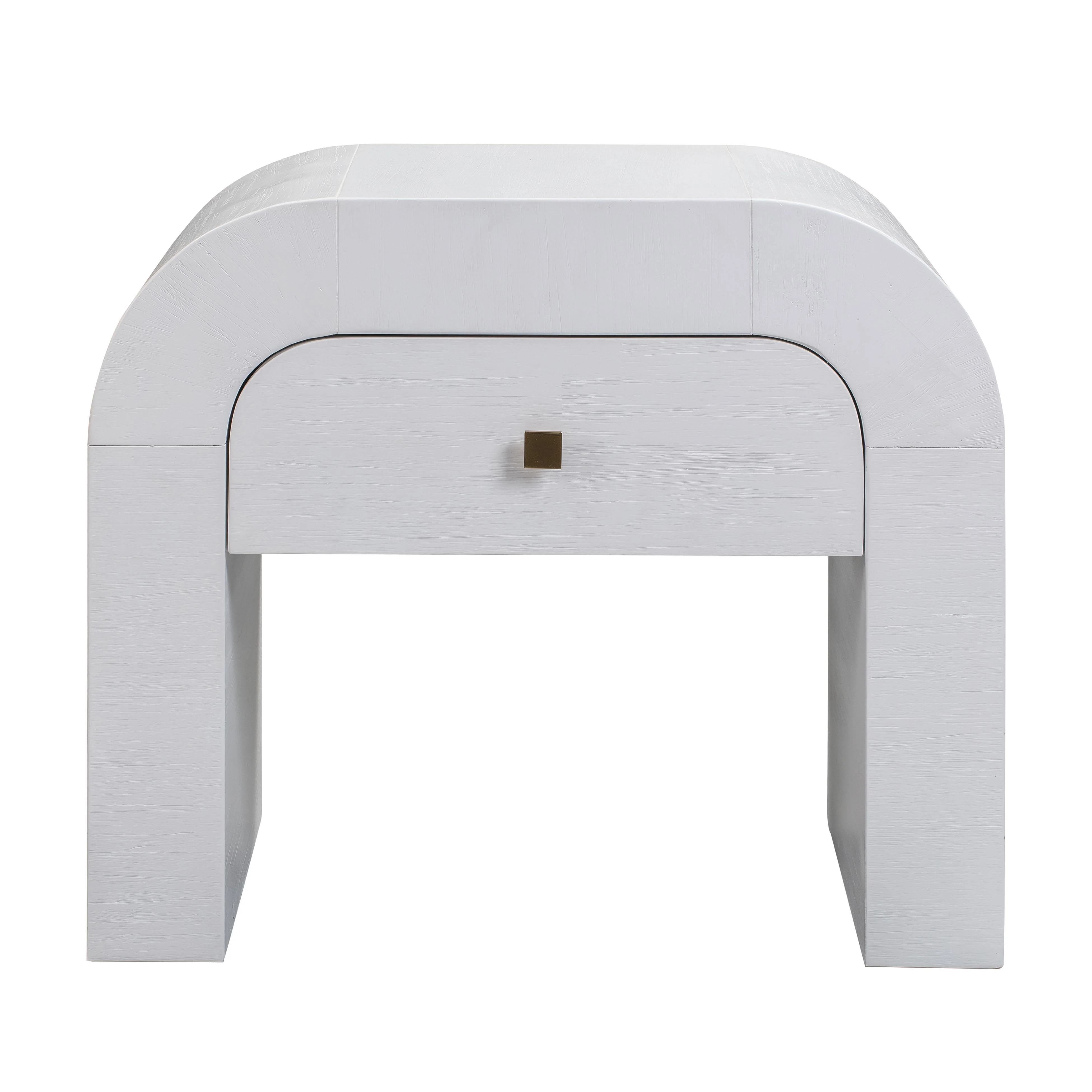 Hump 26" Arched Nightstand With Drawer - Image 3