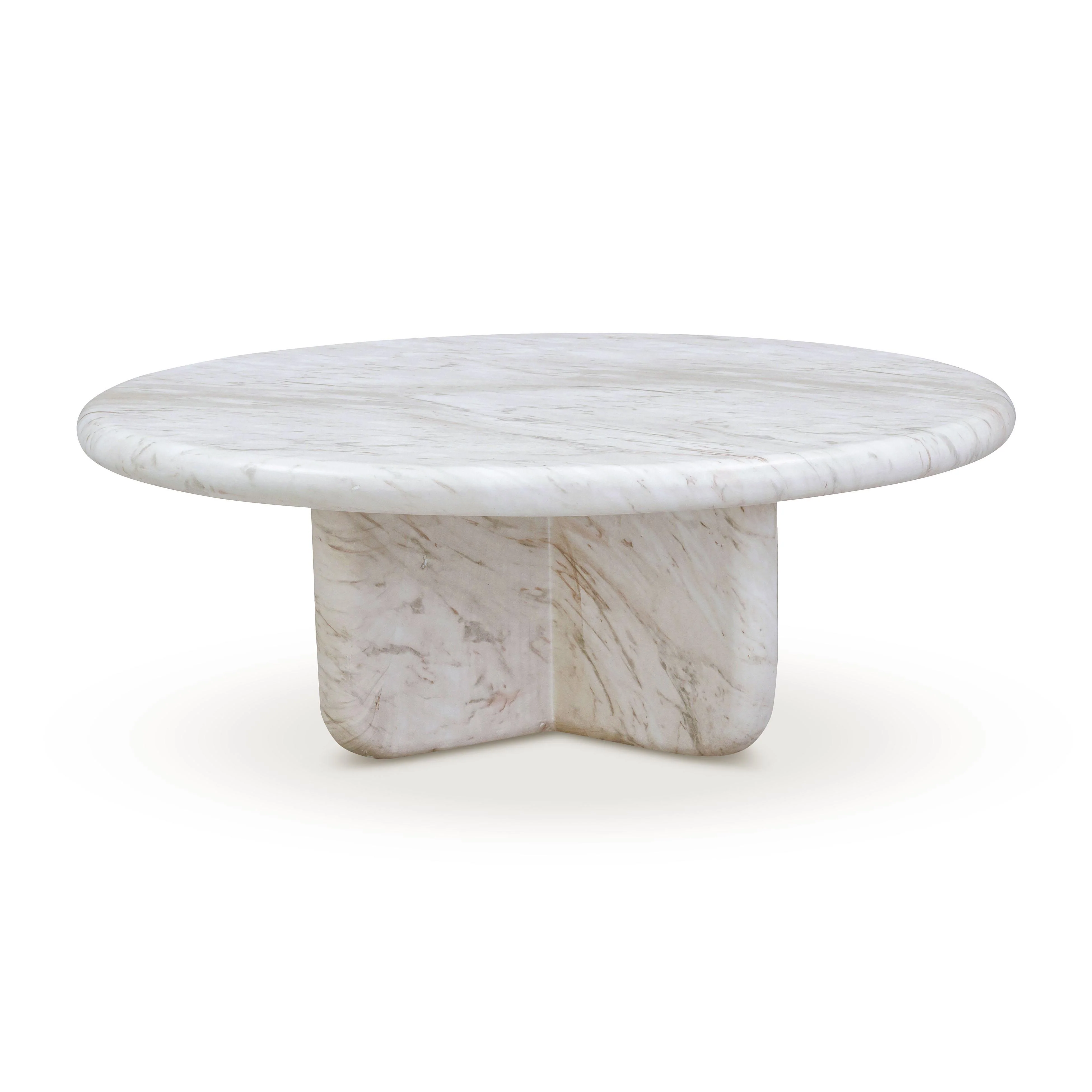 Juju Faux Marble Indoor/Outdoor Round Coffee Table (24"-32") - Image 10