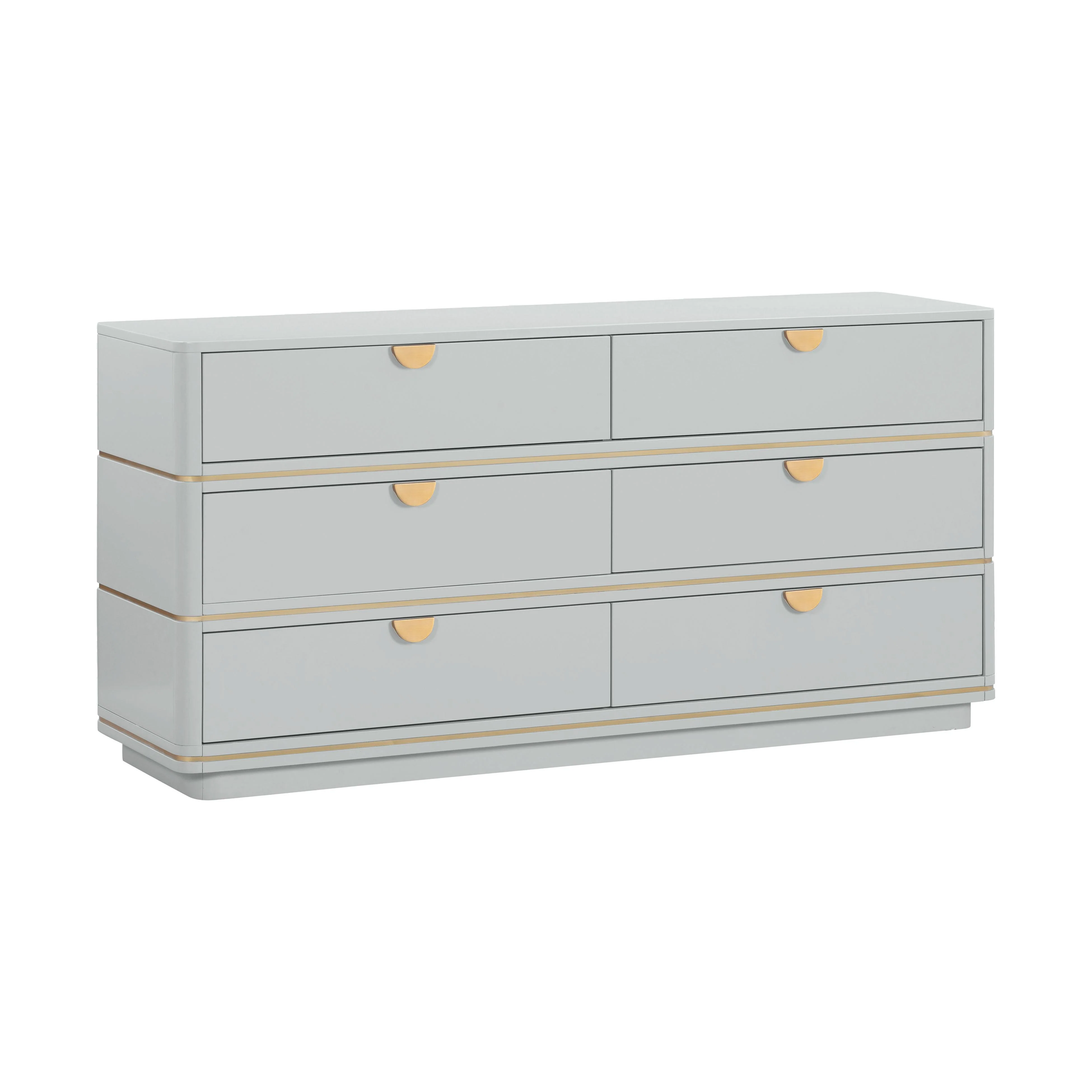 Julieta 62" Acacia Wood 6-Drawer Dresser - Image 16