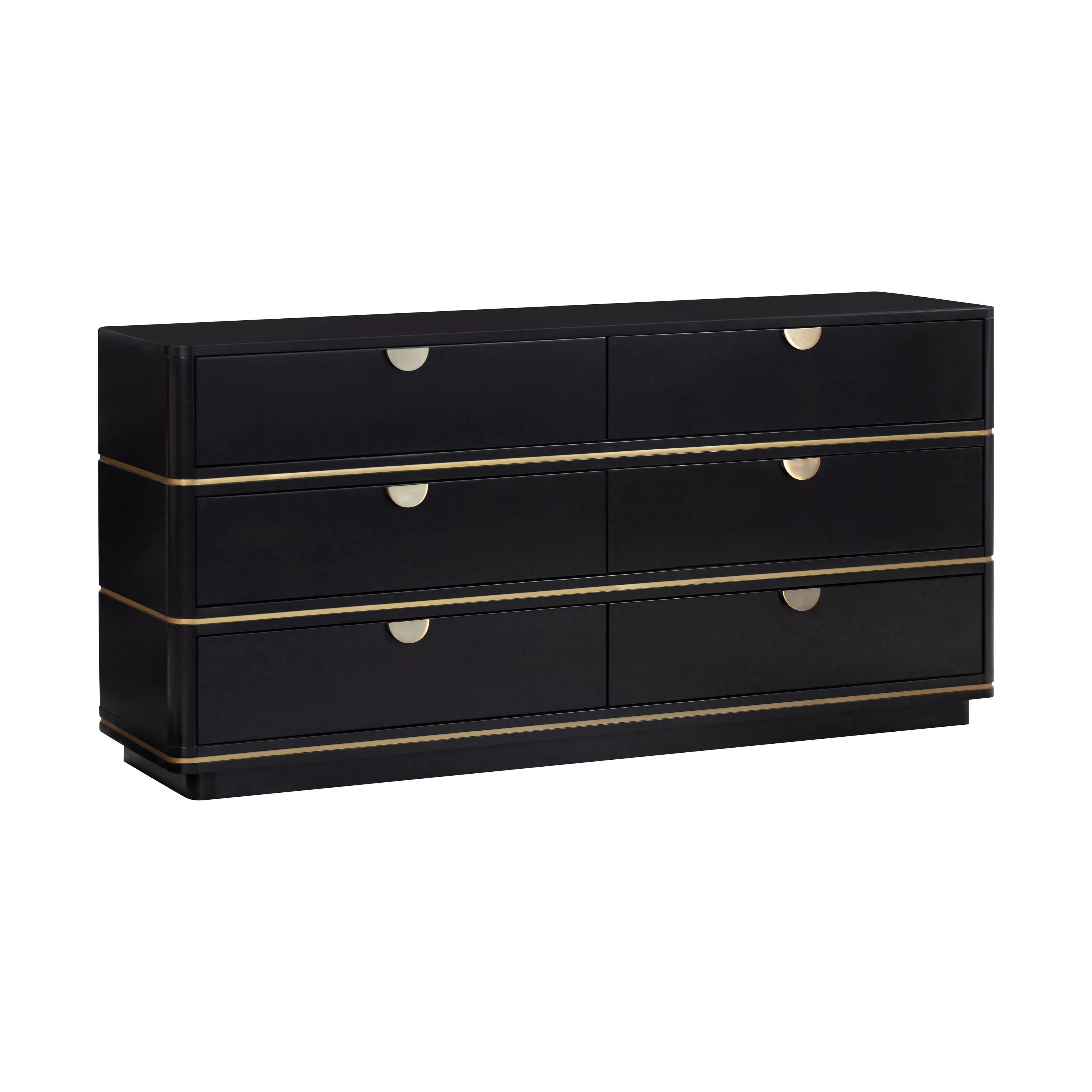 Julieta 62" Acacia Wood 6-Drawer Dresser - Image 9