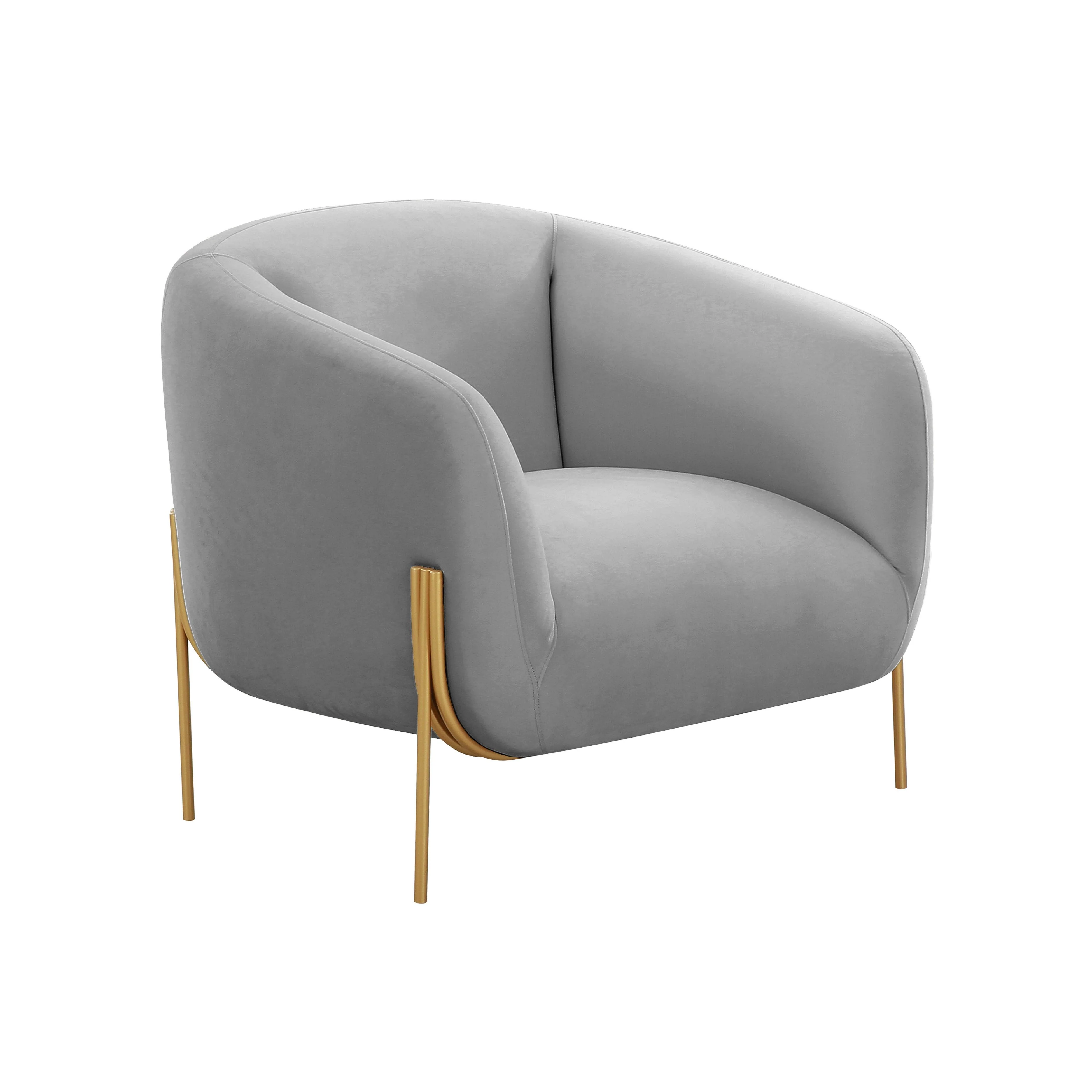 Kandra Performance Velvet Accent Chair - Image 7