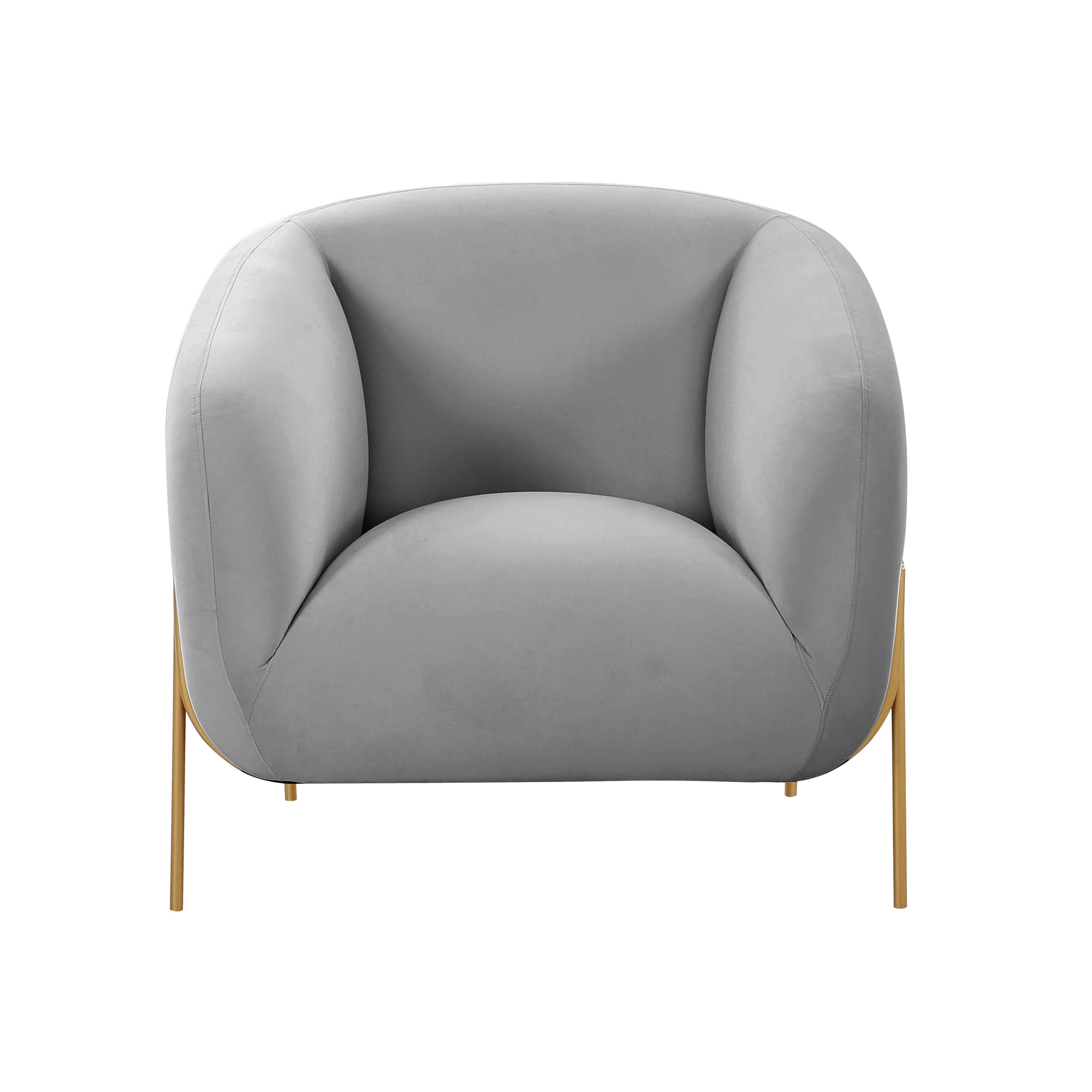 Kandra Performance Velvet Accent Chair - Image 9