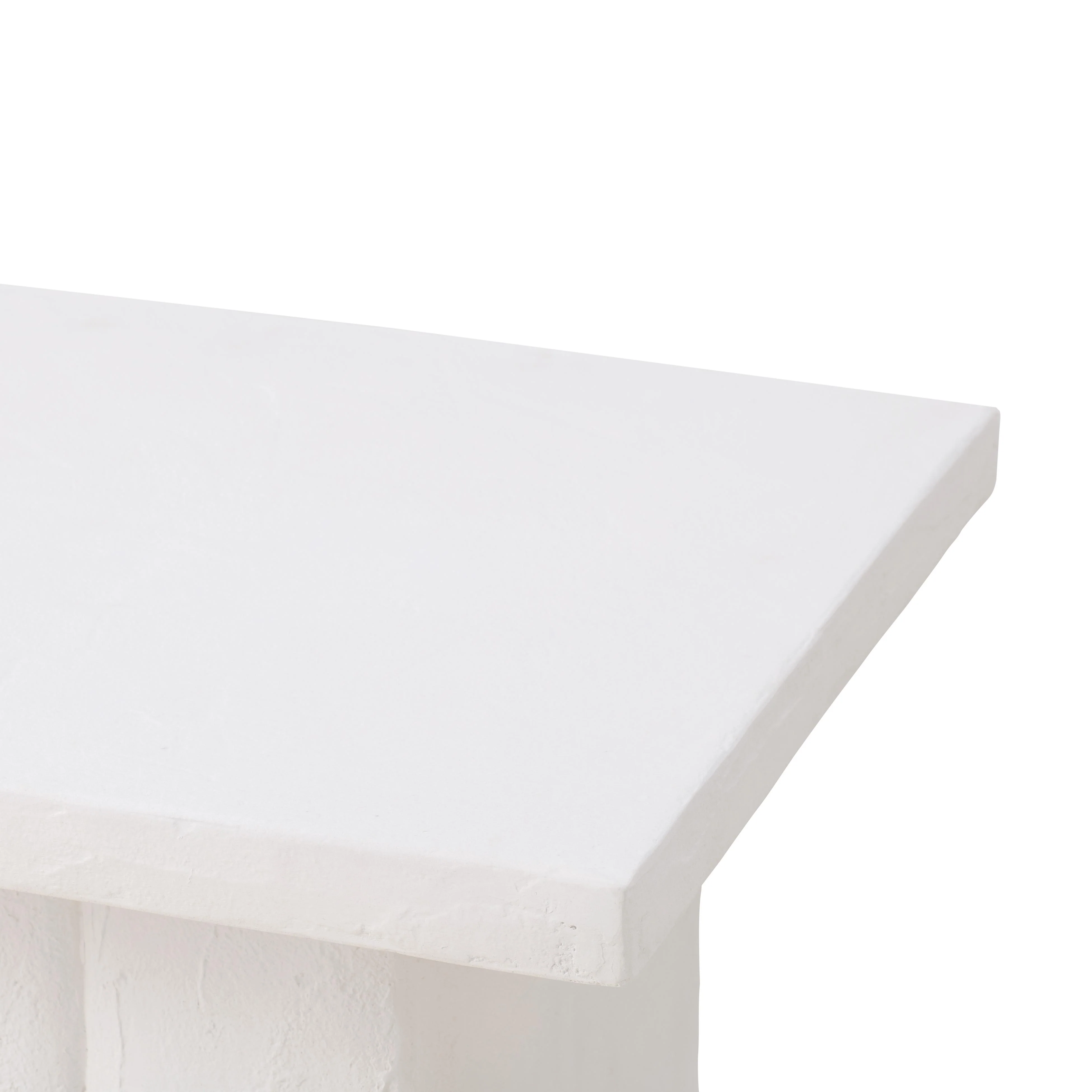 Kayla Faux Plaster Indoor / Outdoor Square Side Table - Image 11