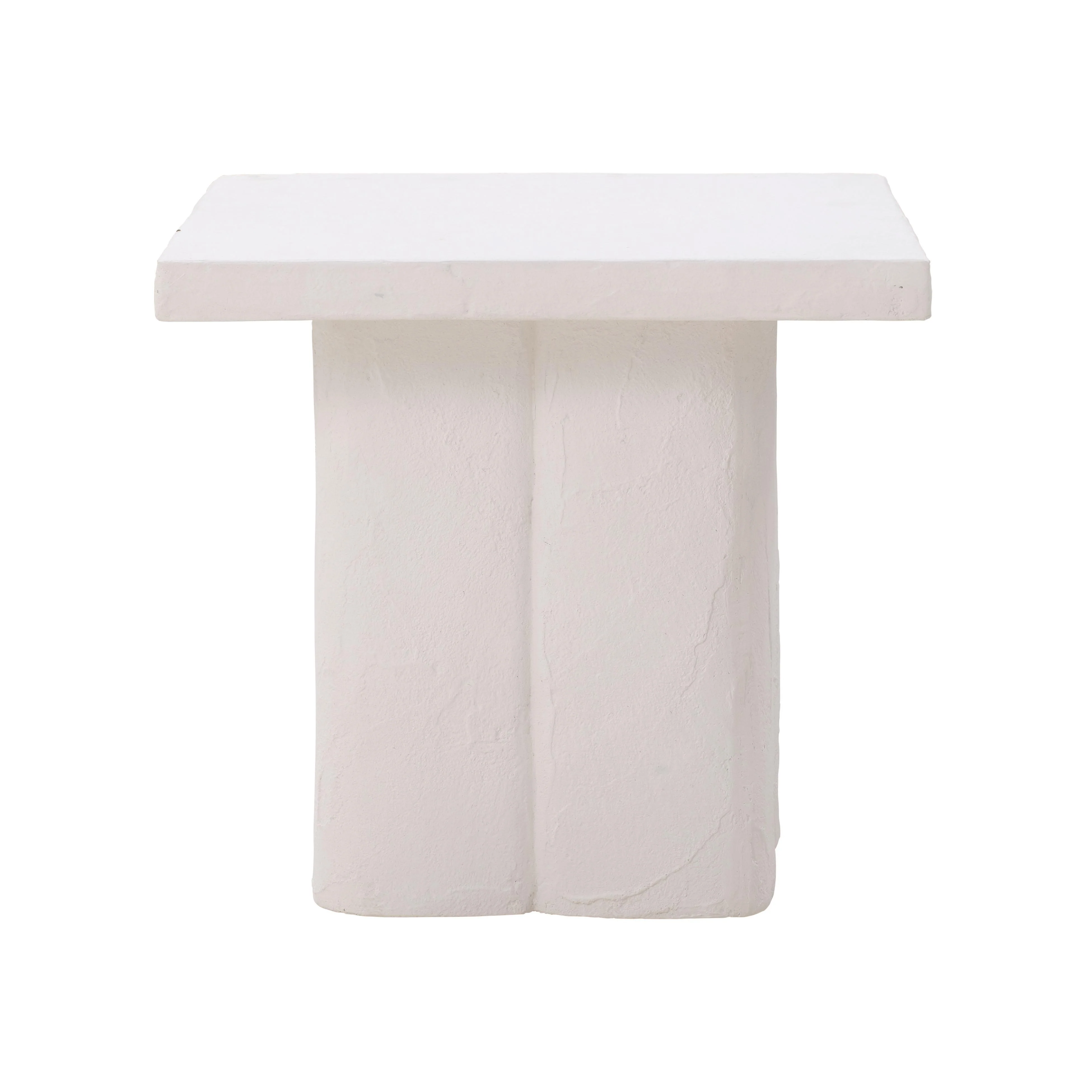 Kayla Faux Plaster Indoor / Outdoor Square Side Table - Image 9