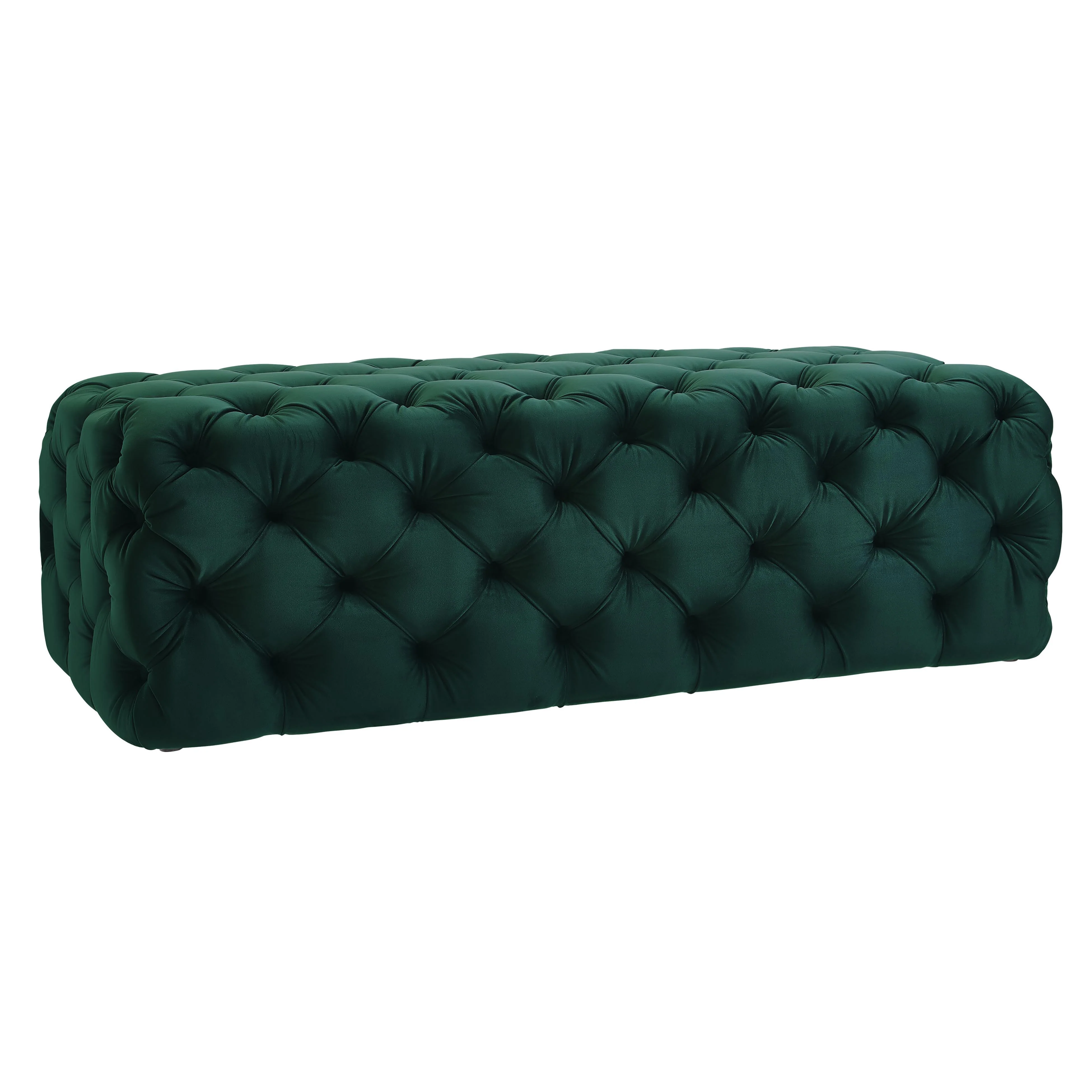 Kaylee 49" Performance Velvet Tufted Jumbo Ottoman - Image 13
