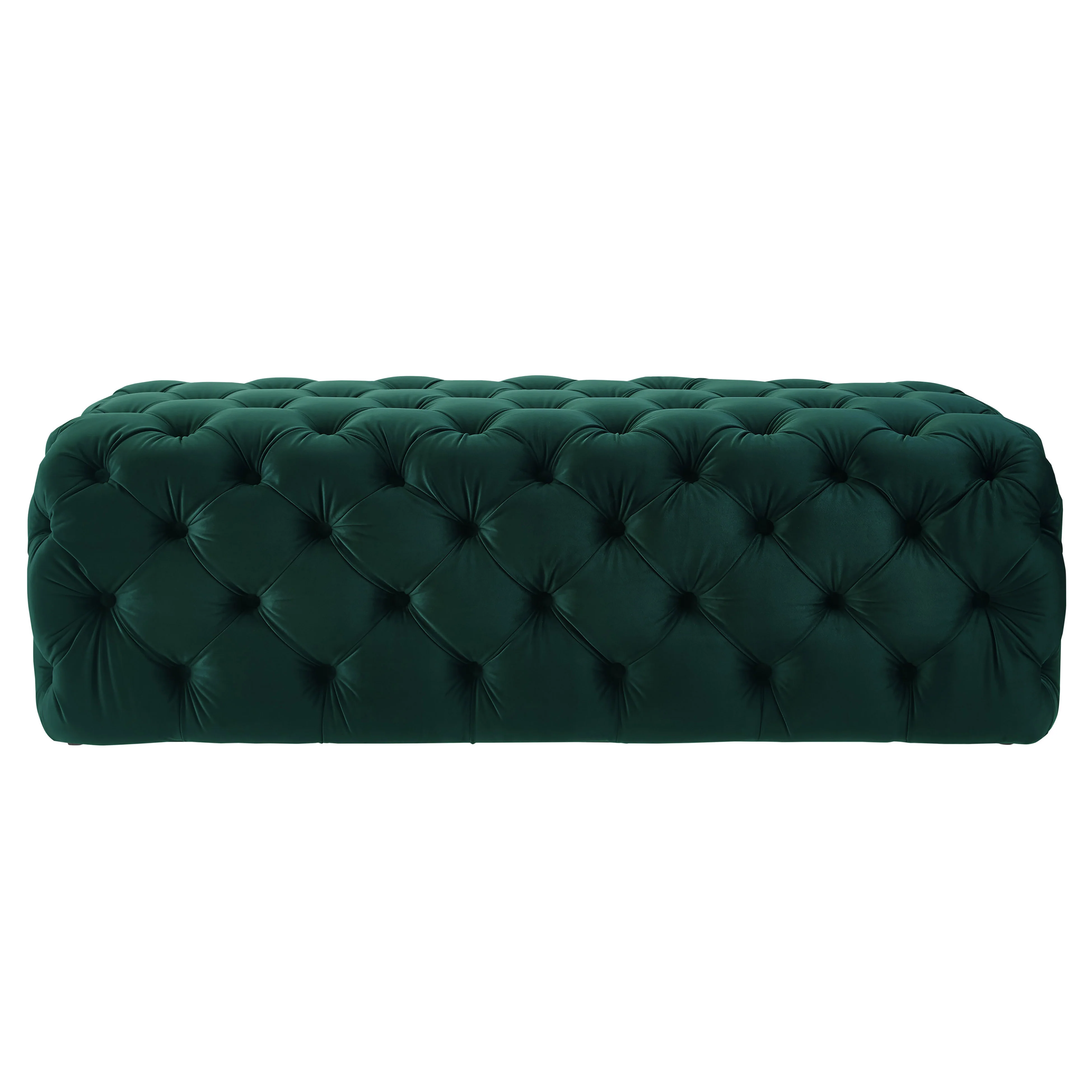 Kaylee 49" Performance Velvet Tufted Jumbo Ottoman - Image 16