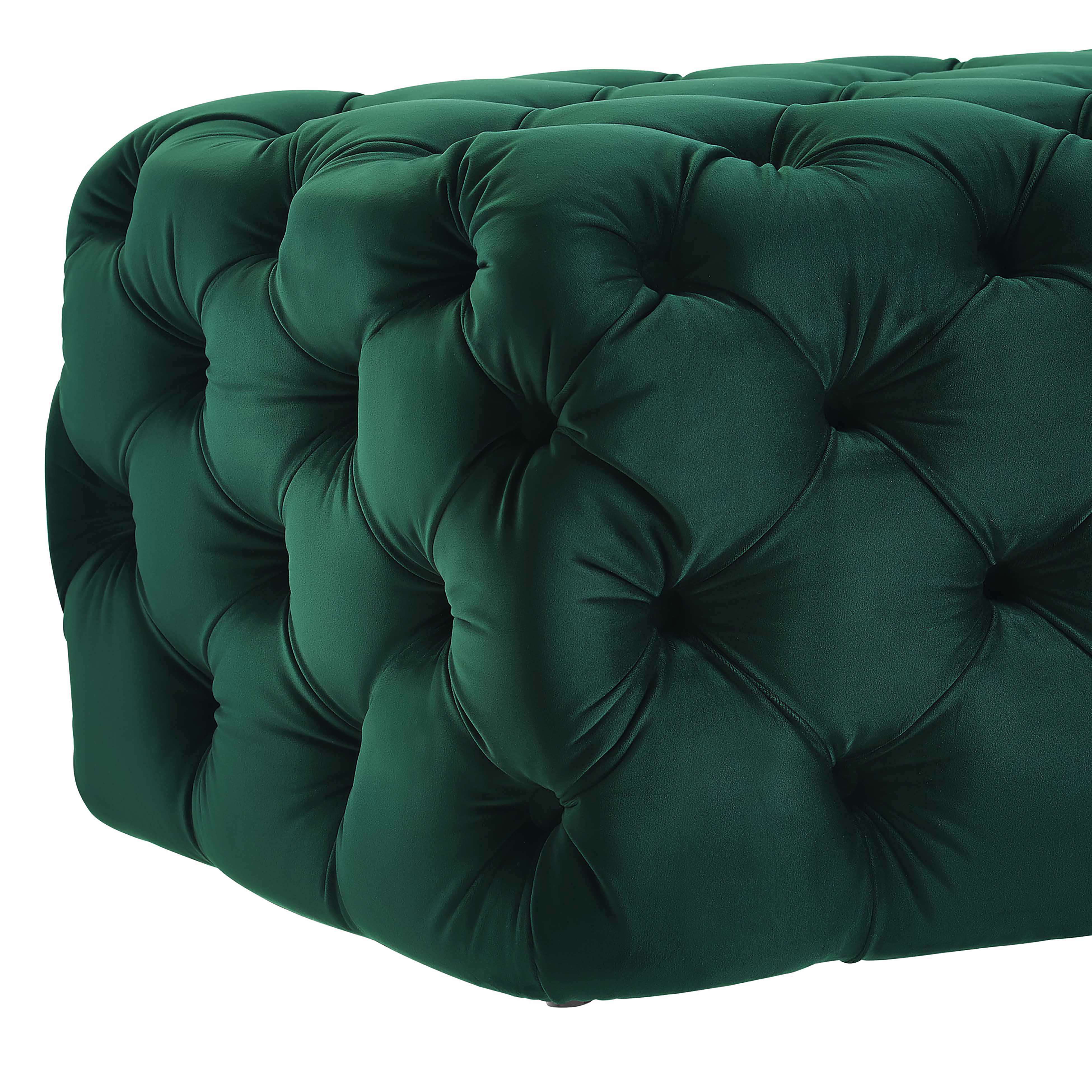 Kaylee 49" Performance Velvet Tufted Jumbo Ottoman - Image 17