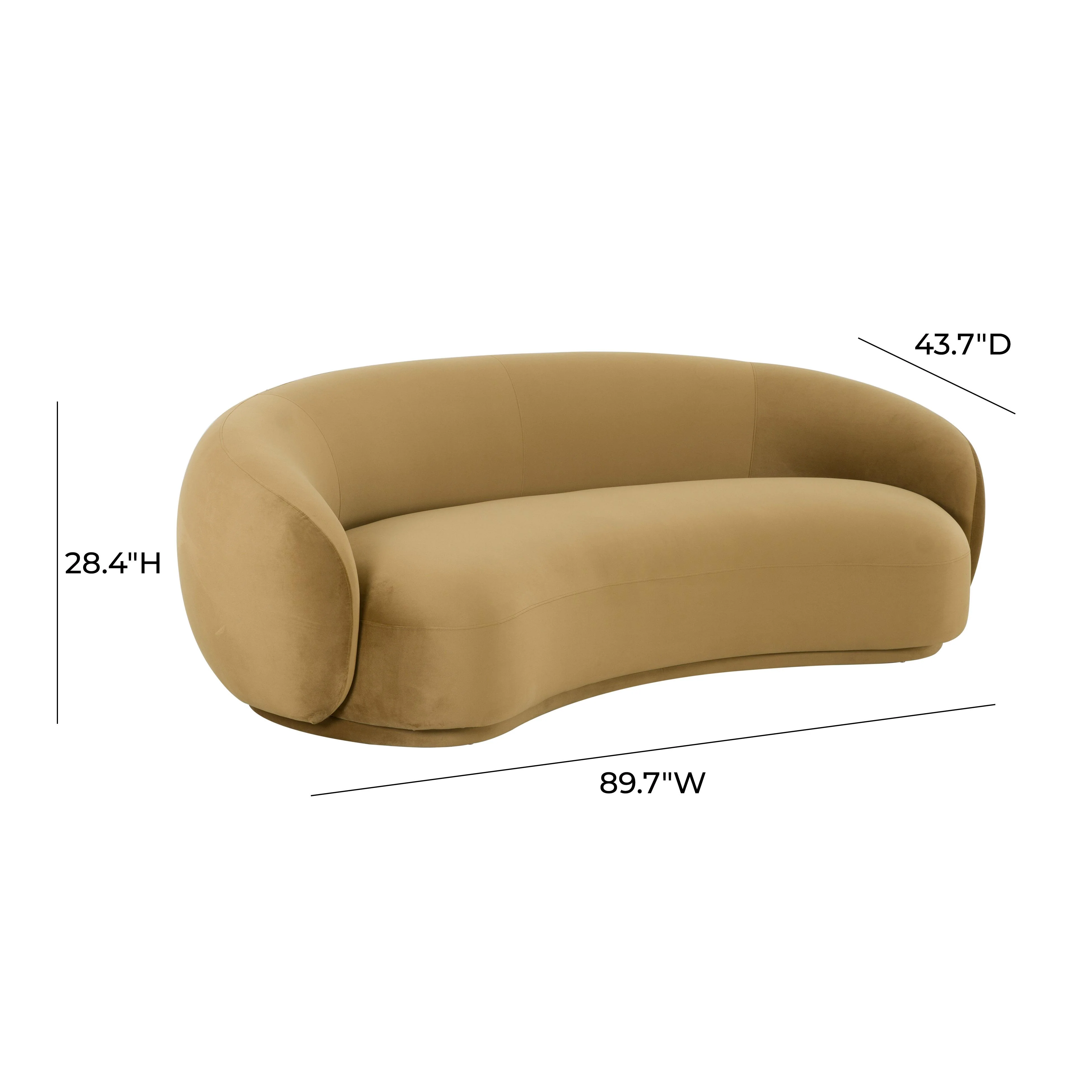 Kendall 90" Performance Velvet Sofa - Image 18