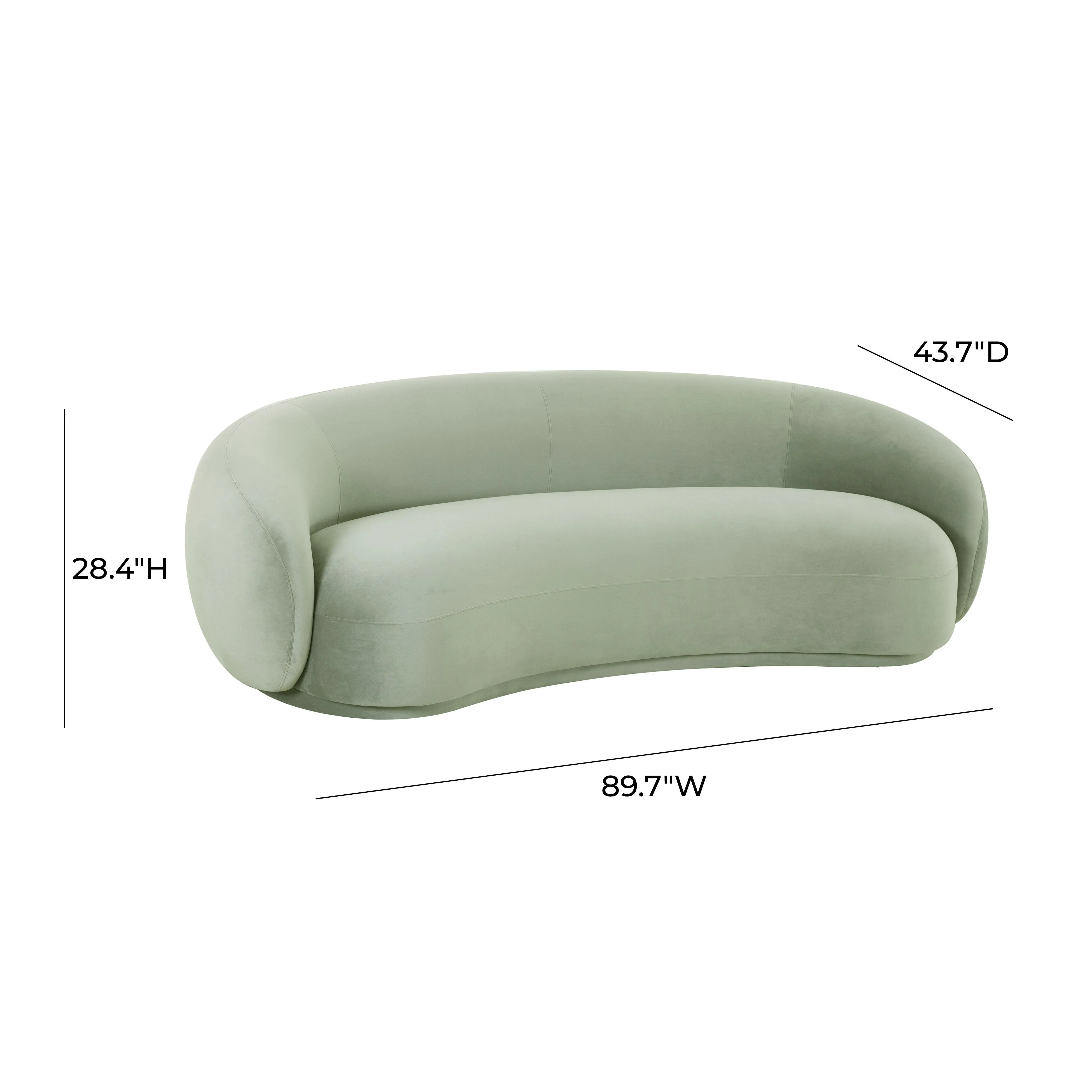 Kendall 90" Performance Velvet Sofa - Image 24