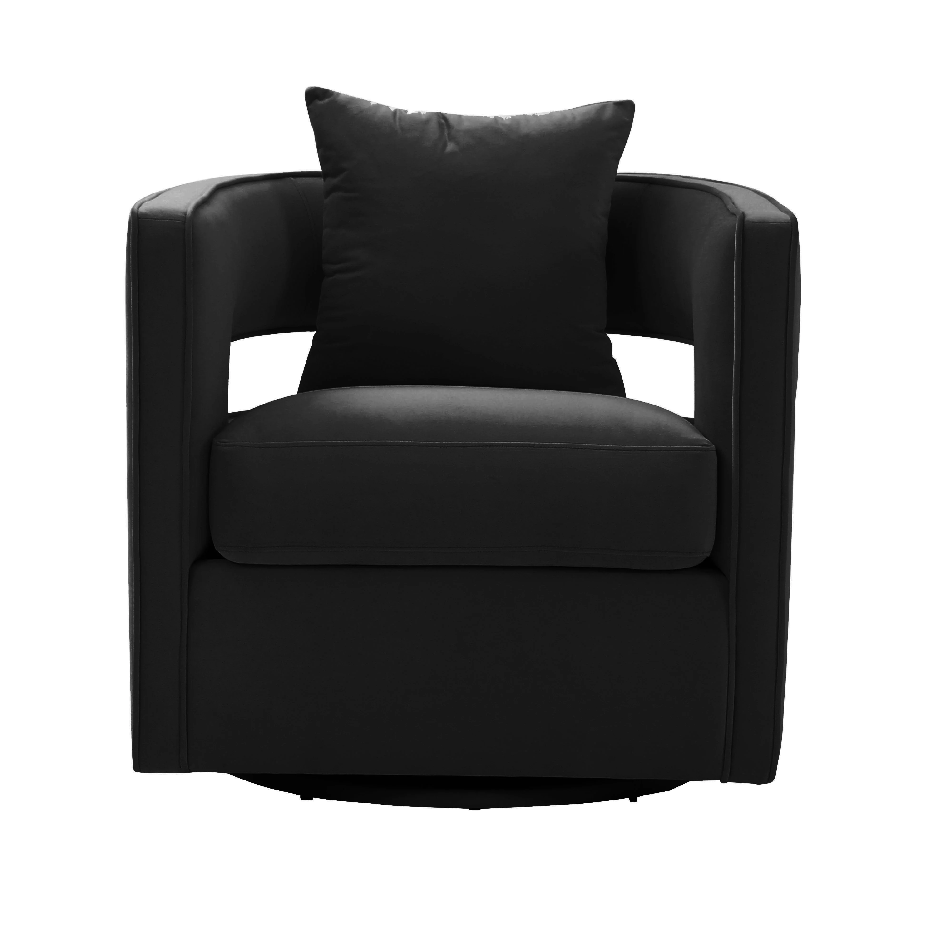 Kennedy Performance Velvet Swivel Accent Chair - Image 17