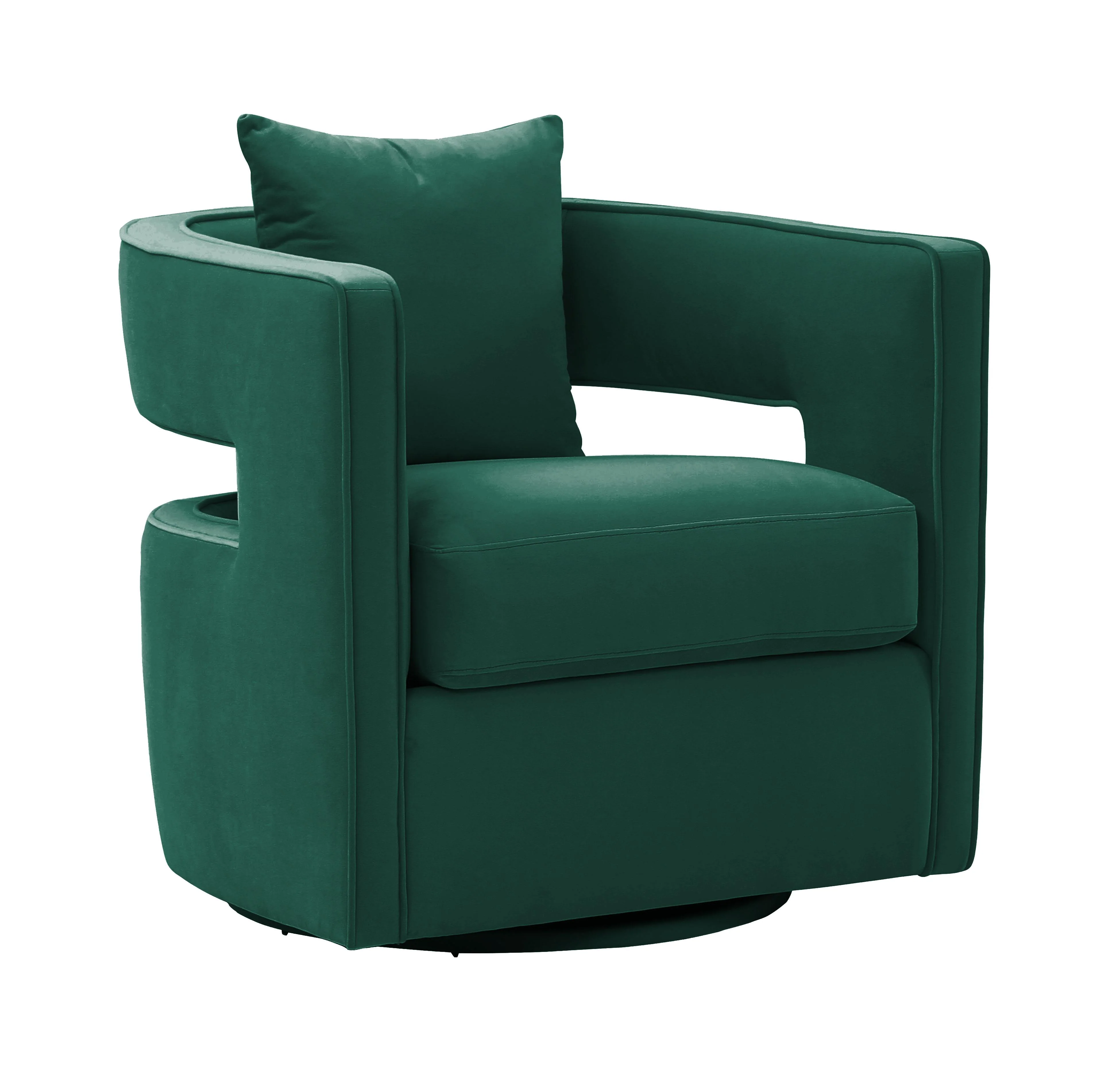 Kennedy Performance Velvet Swivel Accent Chair - Image 22