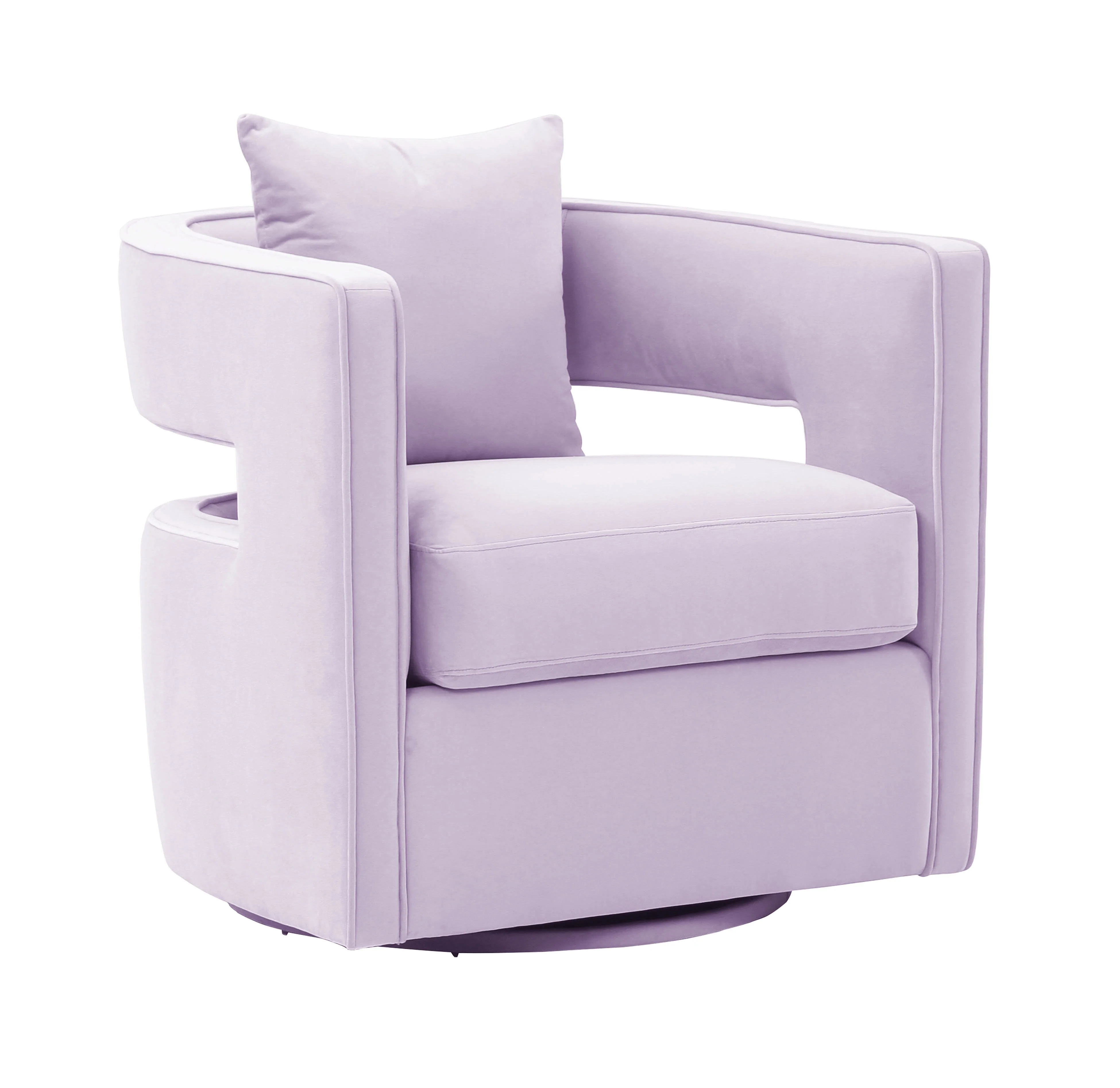 Kennedy Performance Velvet Swivel Accent Chair - Image 36