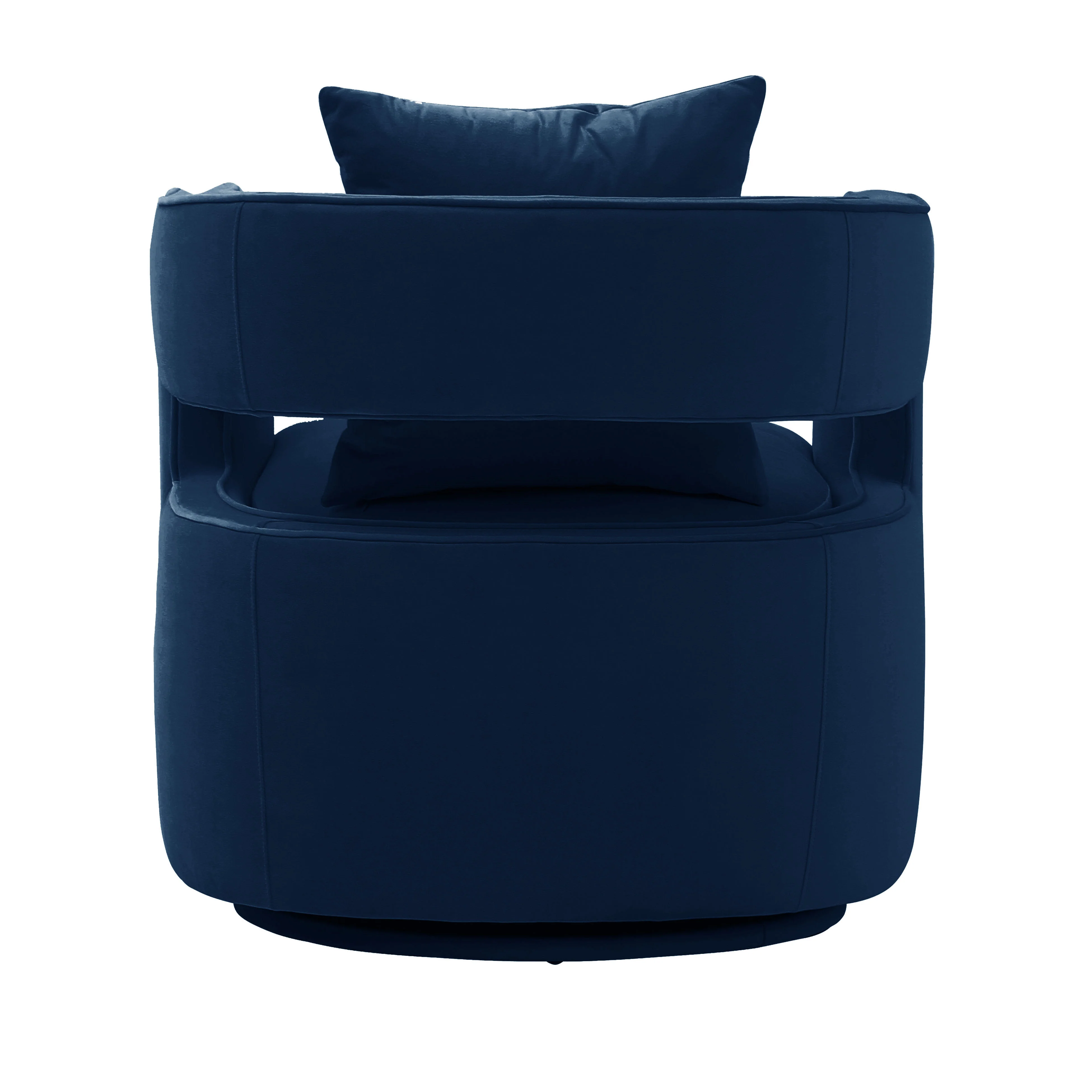 Kennedy Performance Velvet Swivel Accent Chair - Image 4