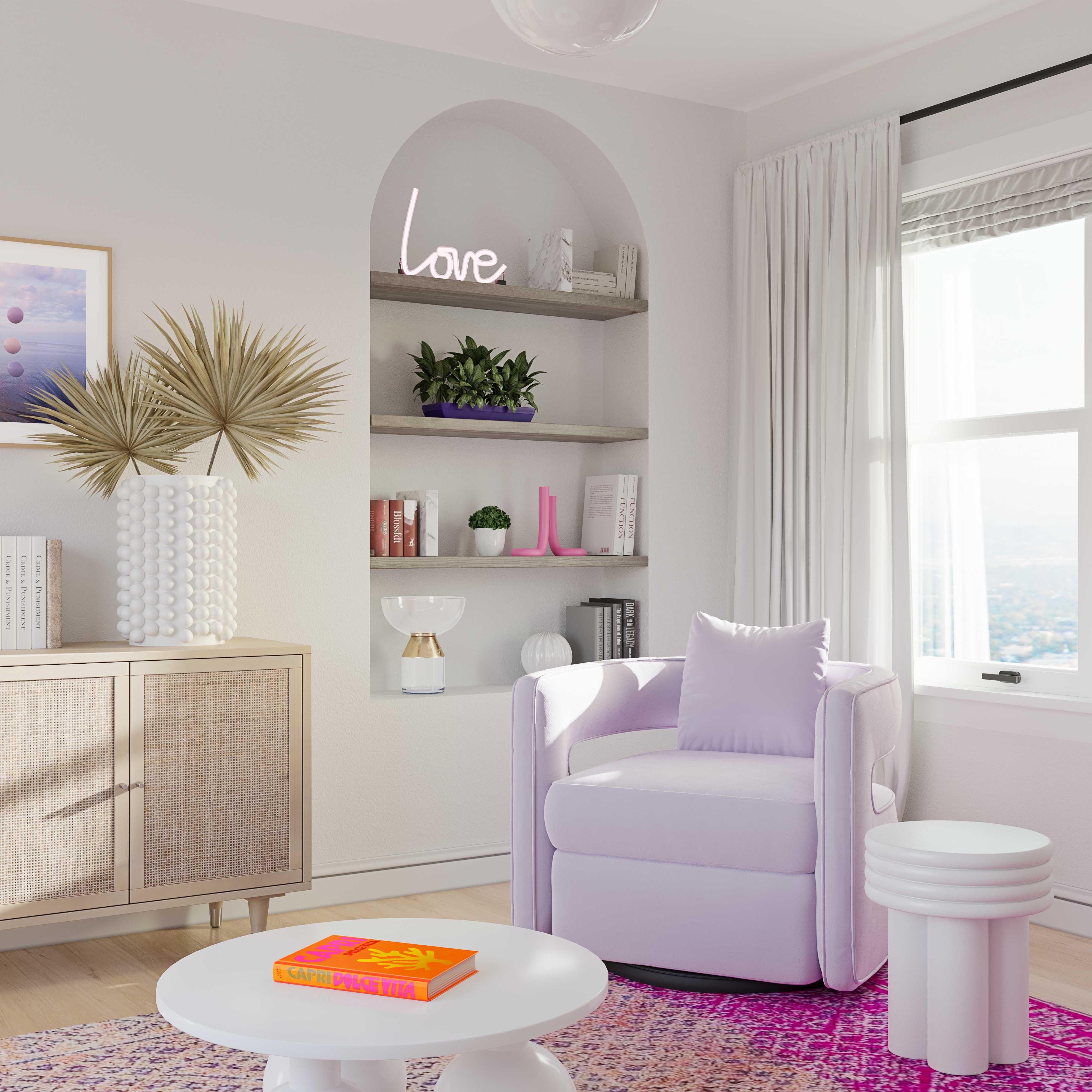 Kennedy Performance Velvet Swivel Accent Chair - Image 42