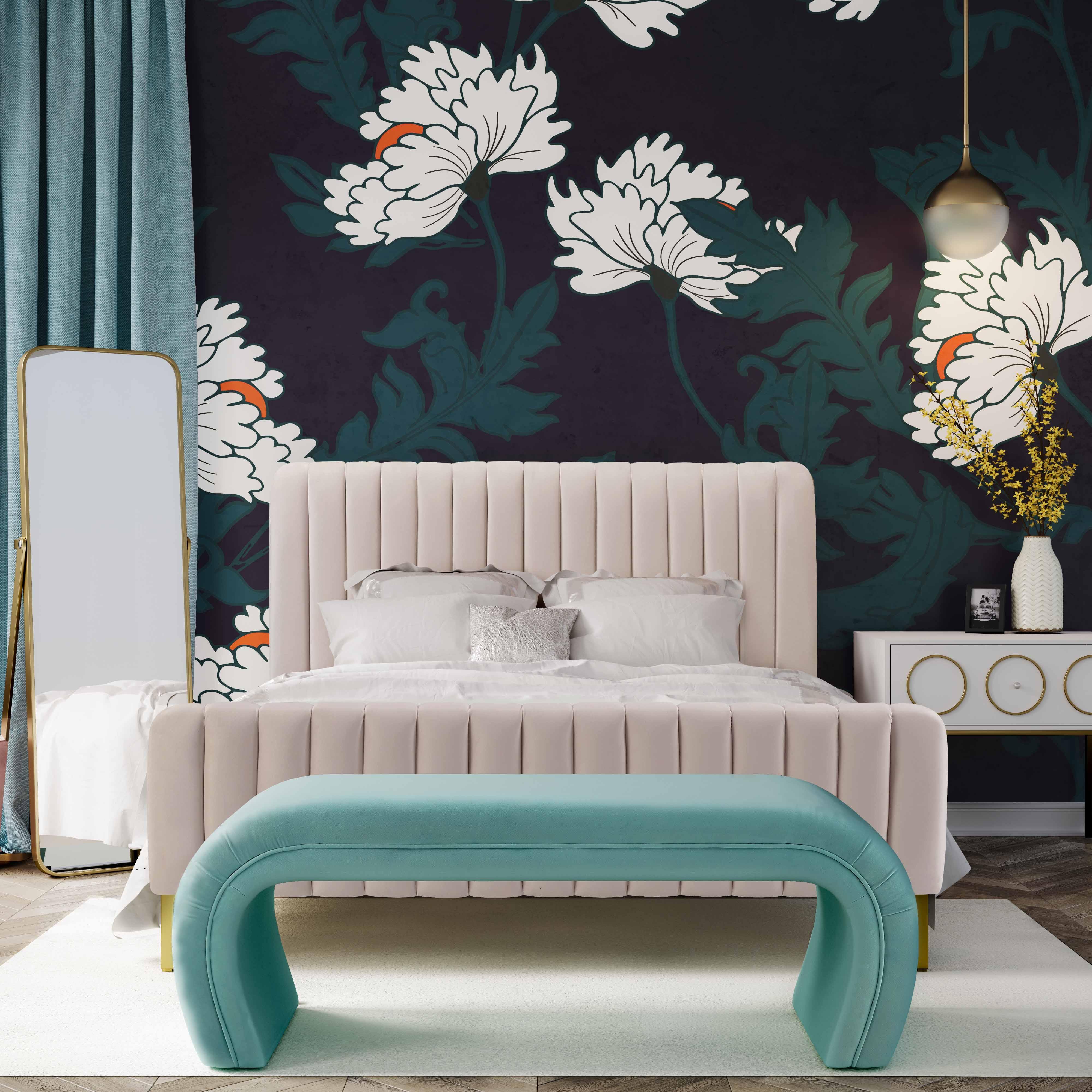 Kenya 48" Performance Velvet Bench - Image 22