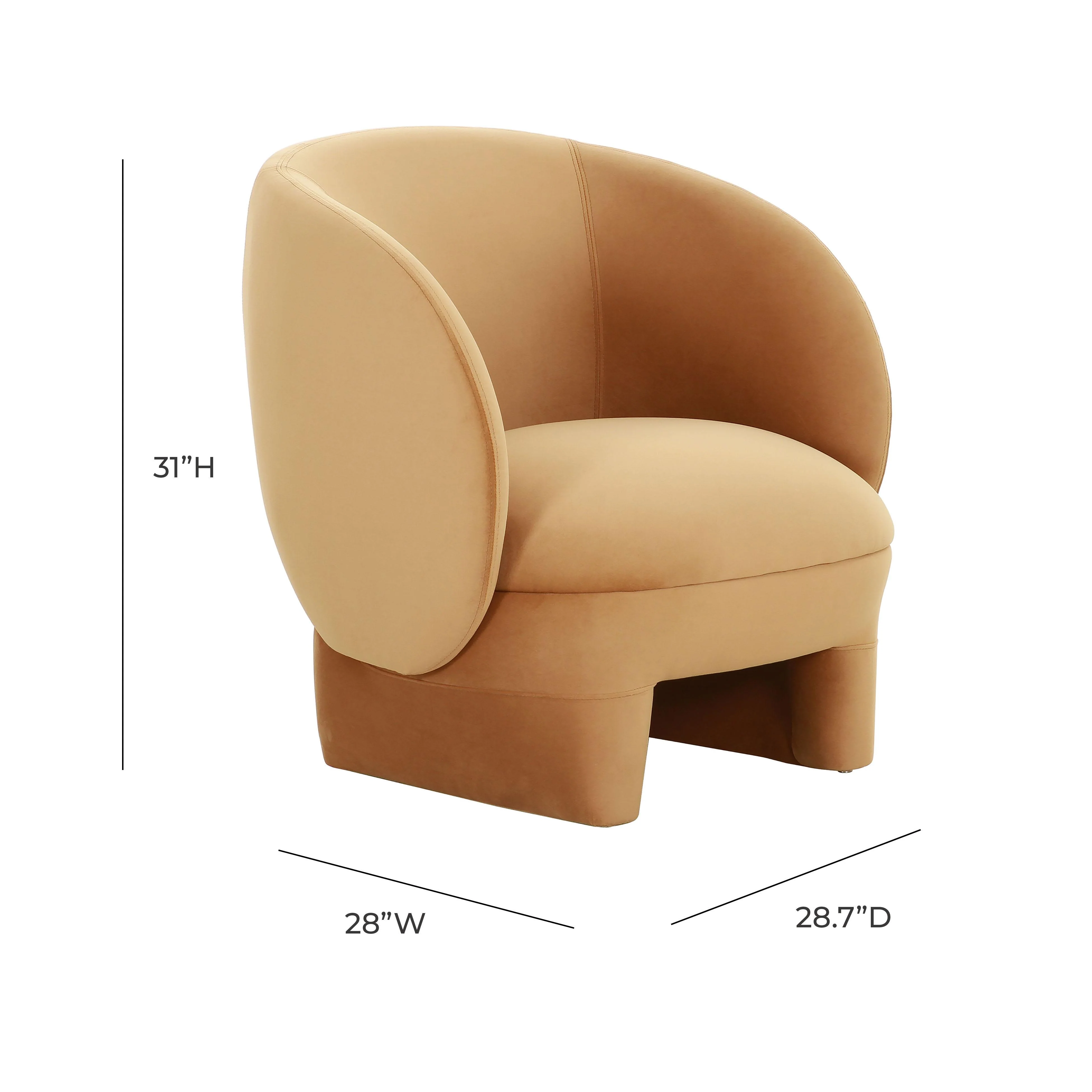 Kiki Performance Velvet Accent Chair - Image 18