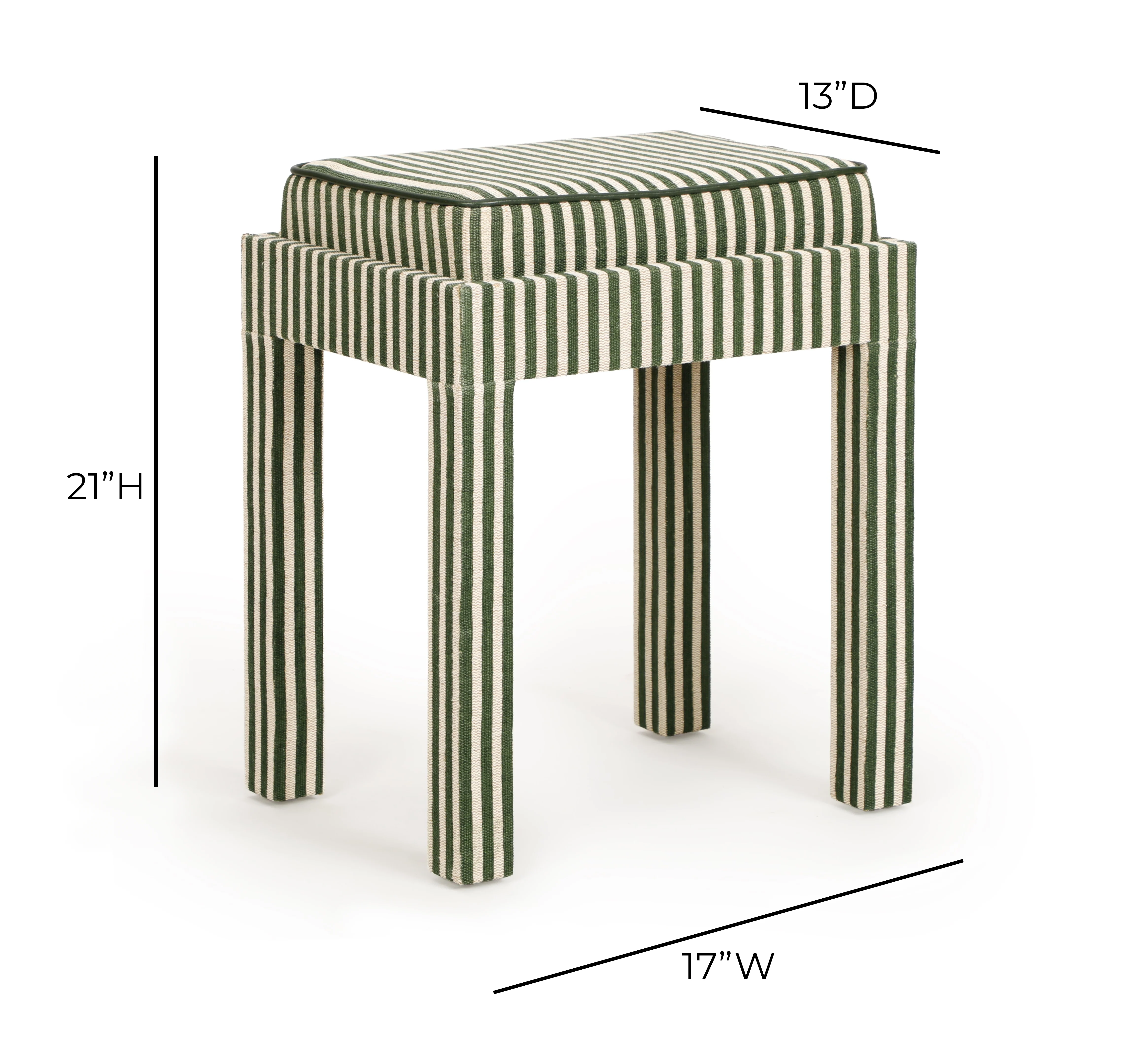 Kora Cotton Jute Contract-Grade Accent Stool - Image 12