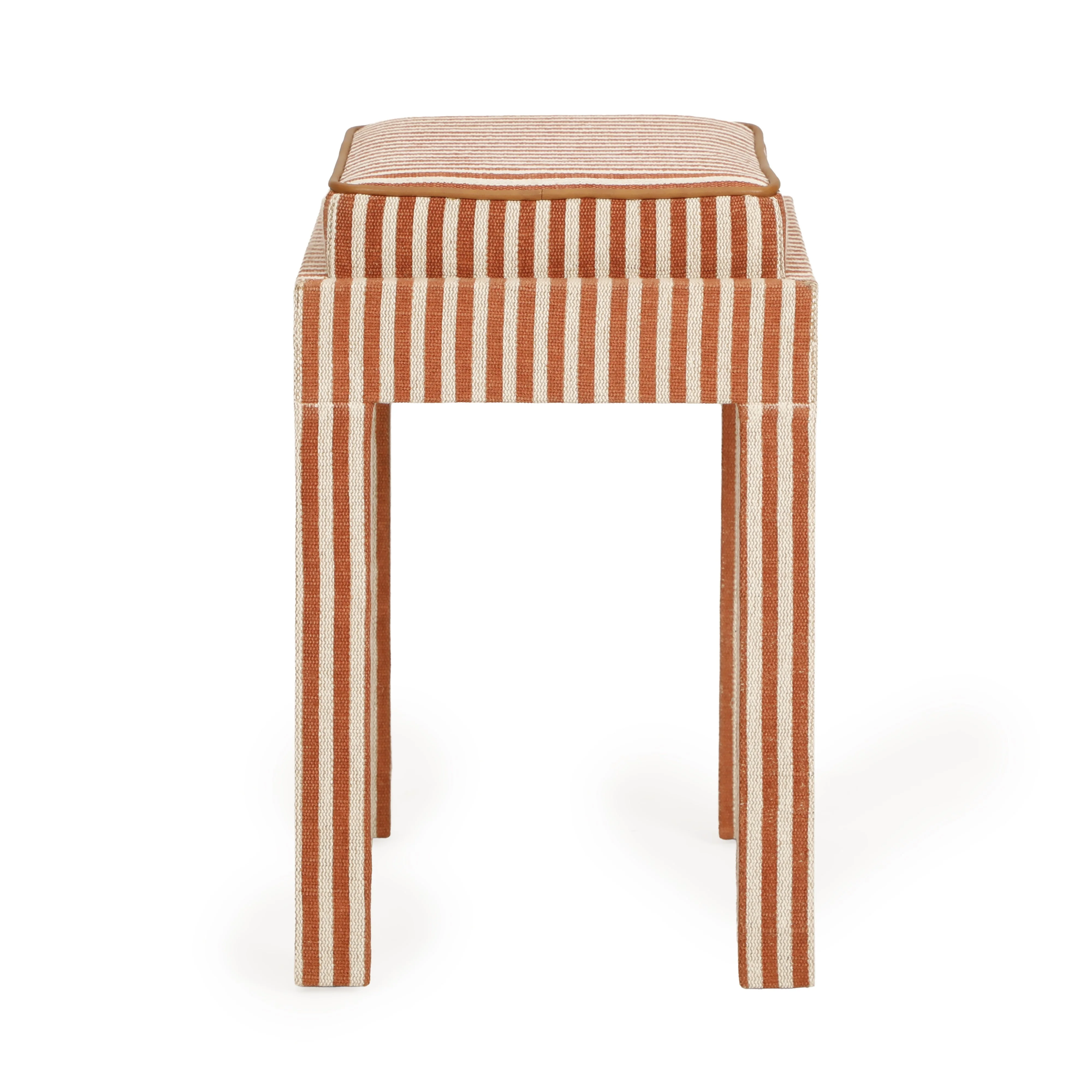 Kora Cotton Jute Contract-Grade Accent Stool - Image 3