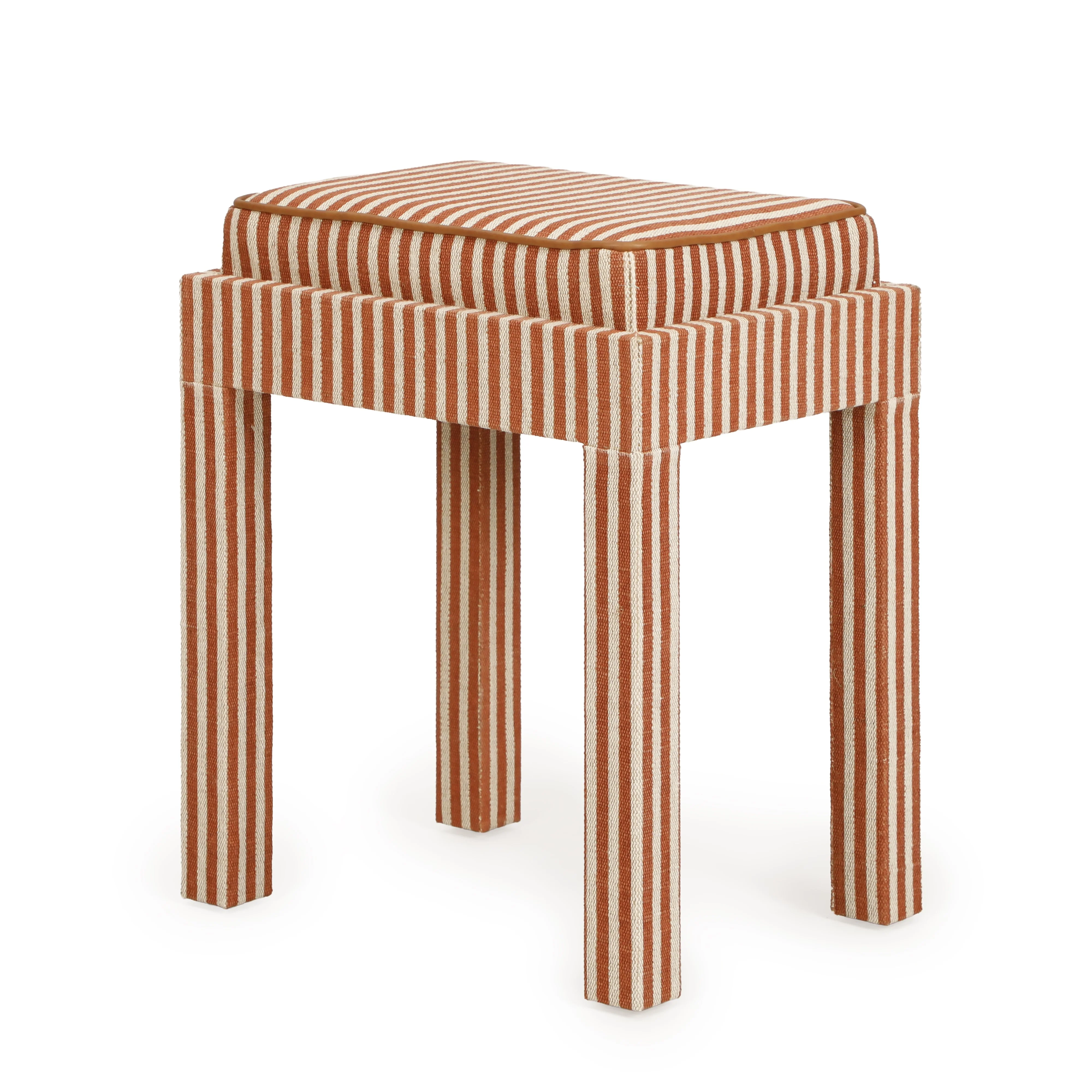 Kora Cotton Jute Contract-Grade Accent Stool - Image 4