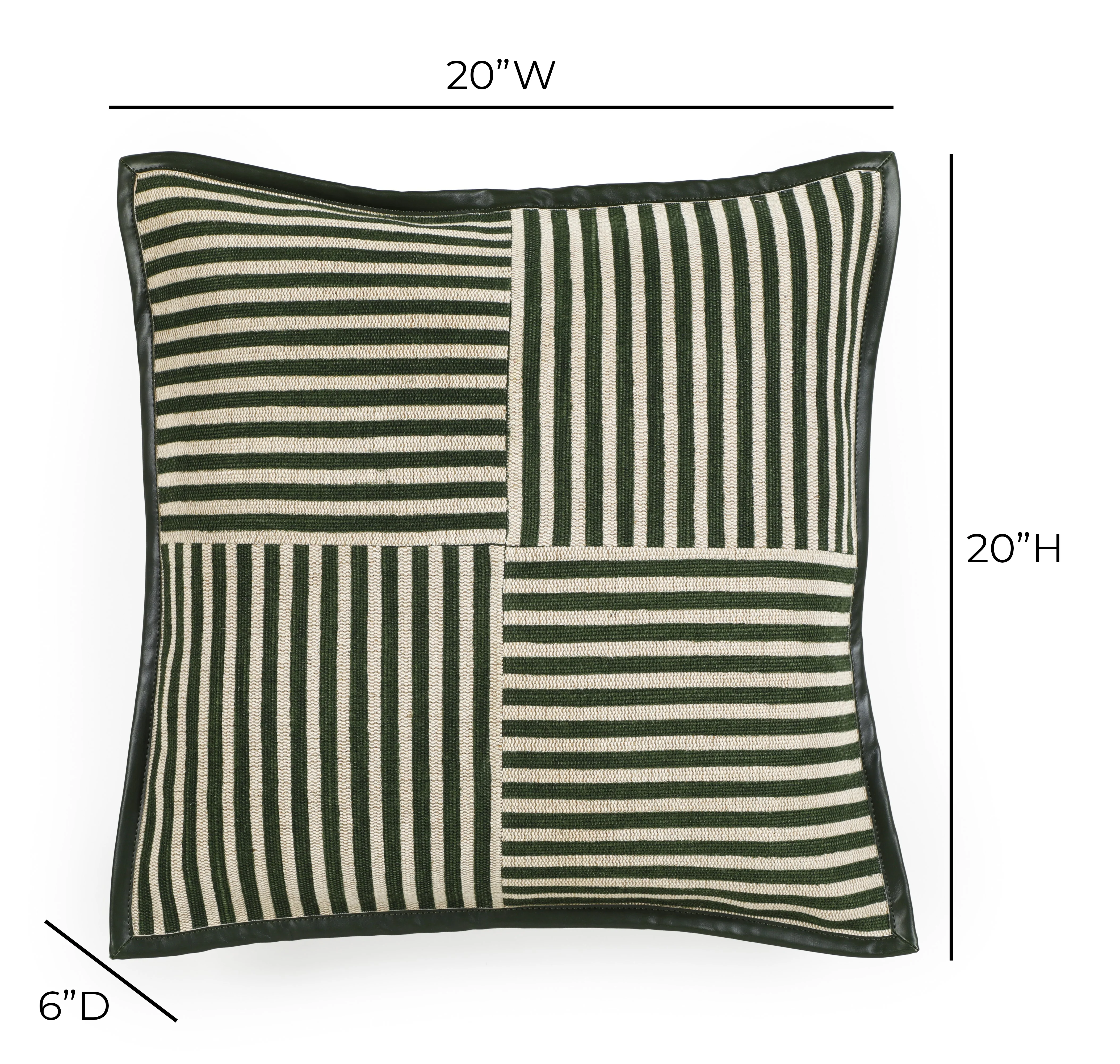 Kora 20" Cotton Jute Contract-Grade Throw Pillow - Image 9