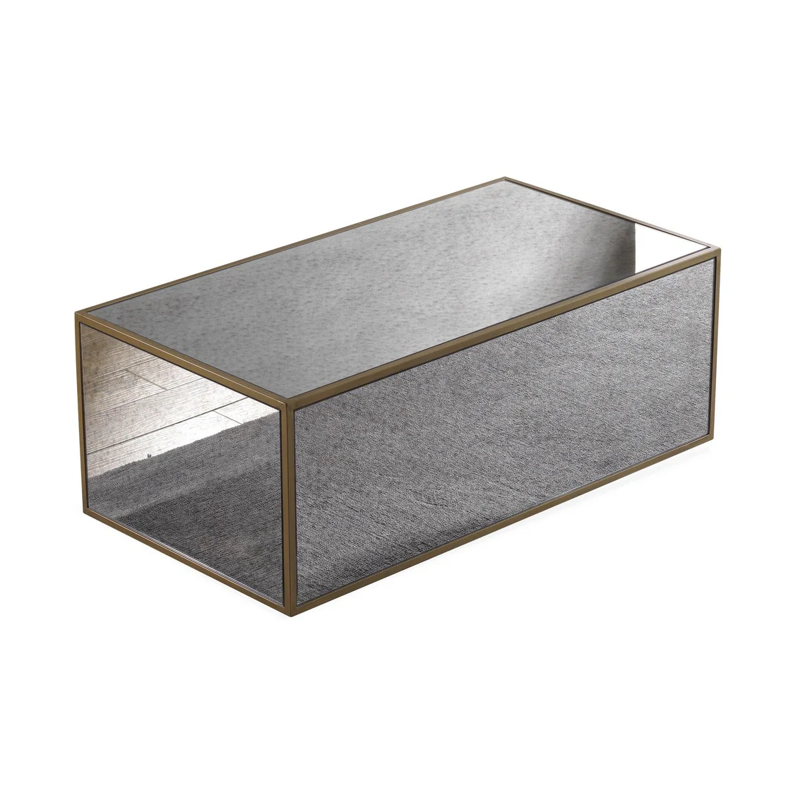 Lana Mirrored Coffee Table (43"-48") - Image 4