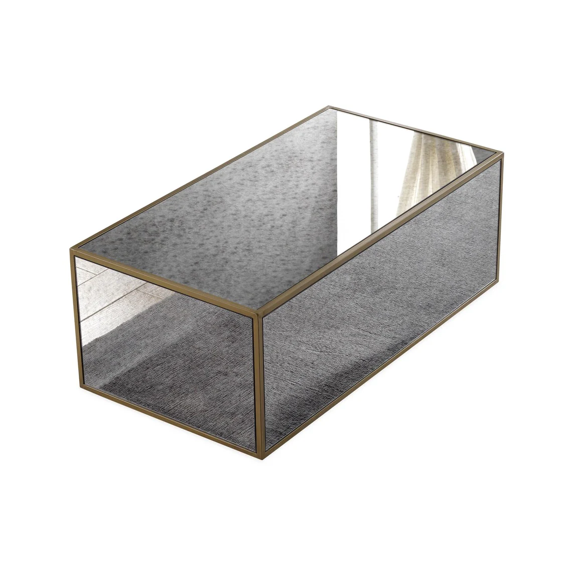 Lana Mirrored Coffee Table (43"-48") - Image 5