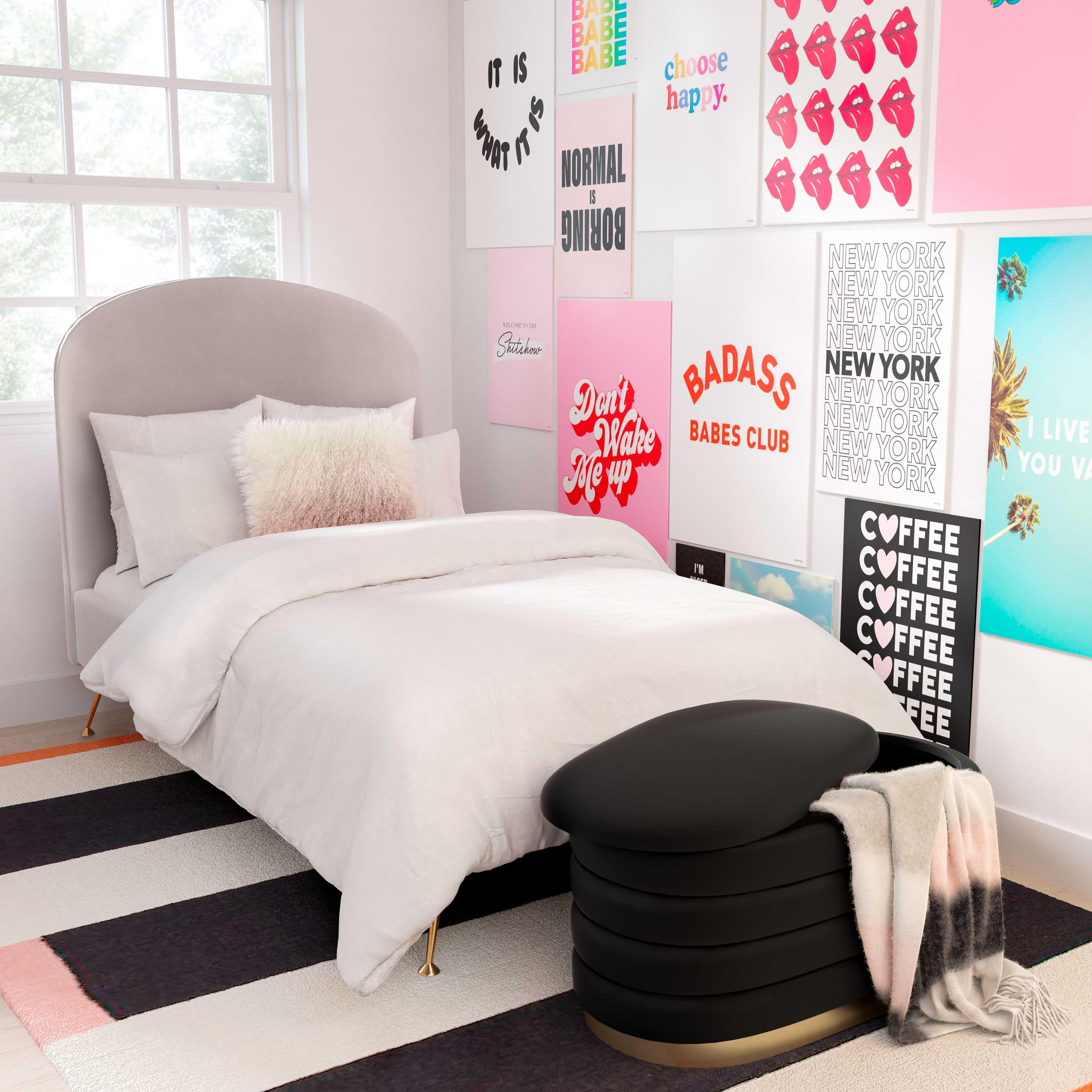 Lillian 31.5" Performance Velvet Storage Bench - Image 11