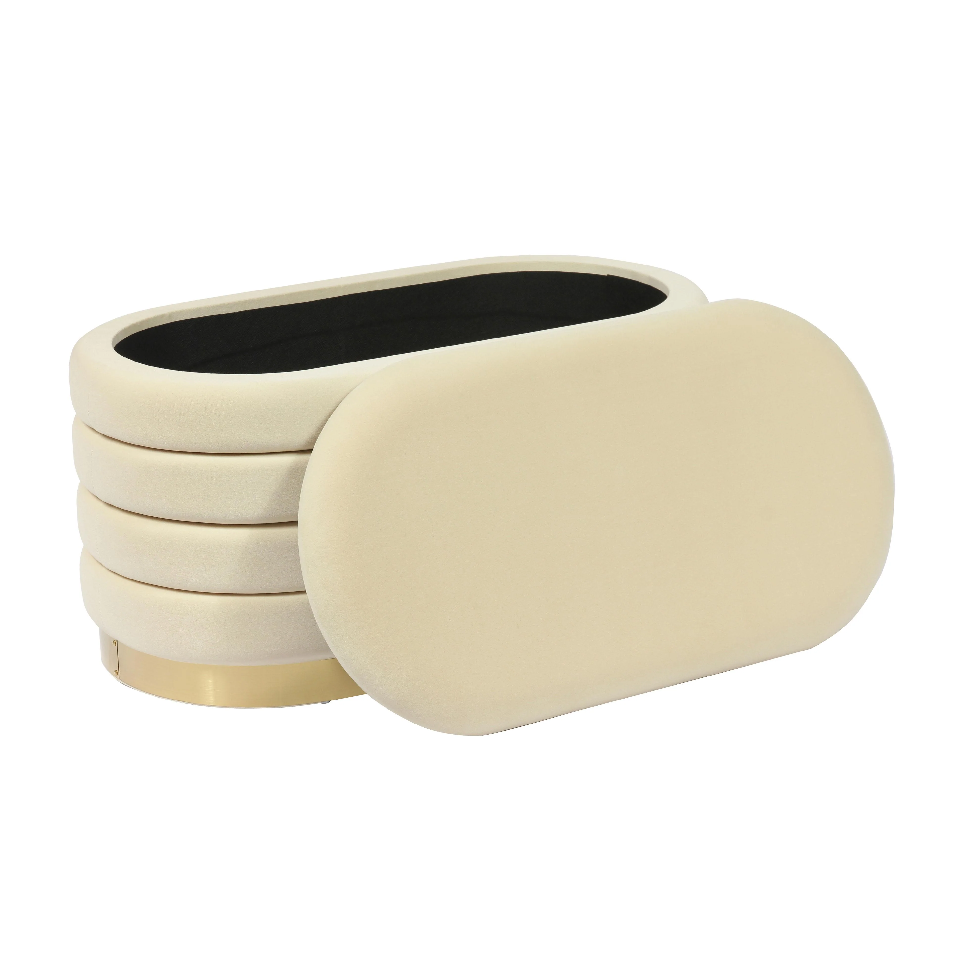 Lillian 31.5" Performance Velvet Storage Bench - Image 21