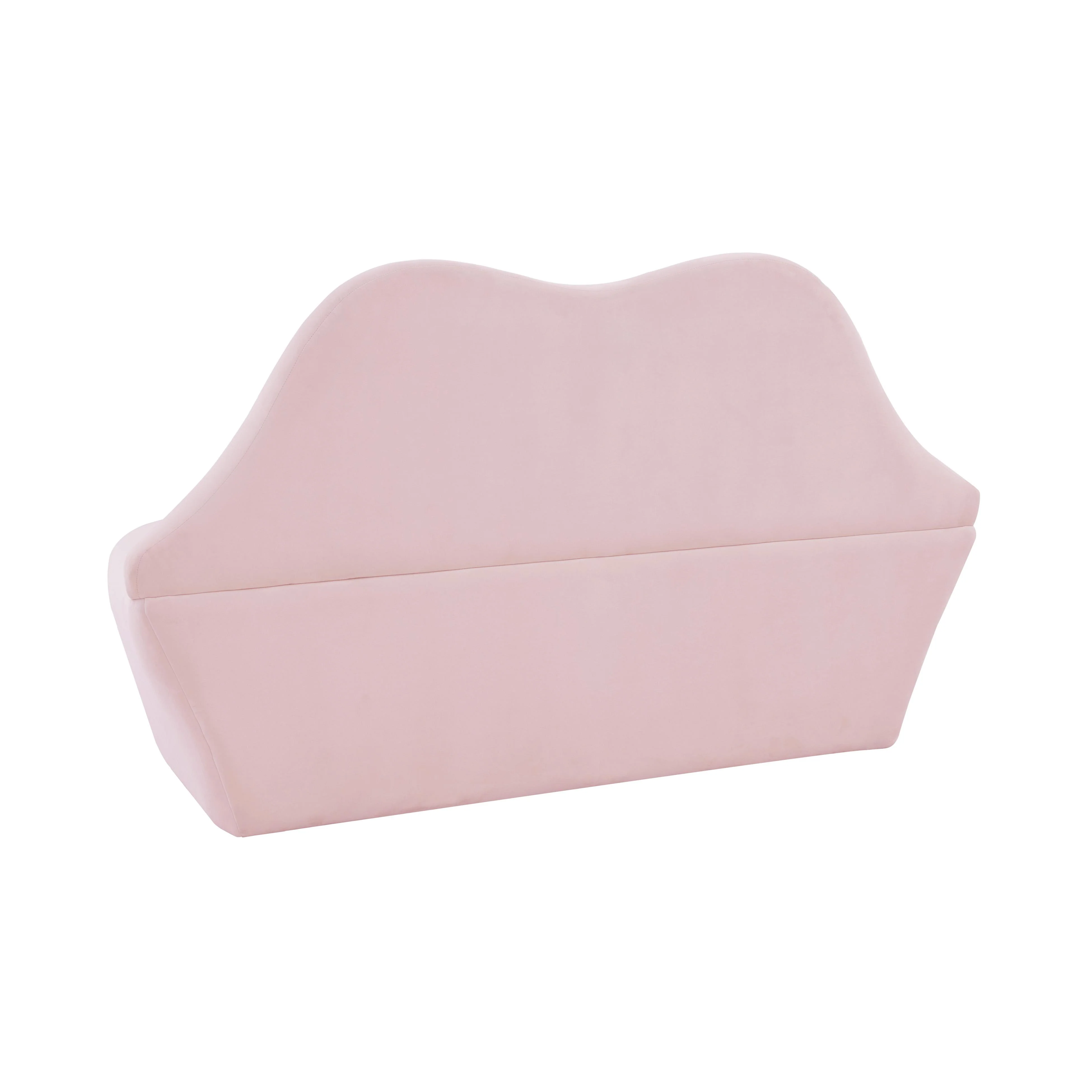 Lips 68" Performance Velvet Settee - Image 10