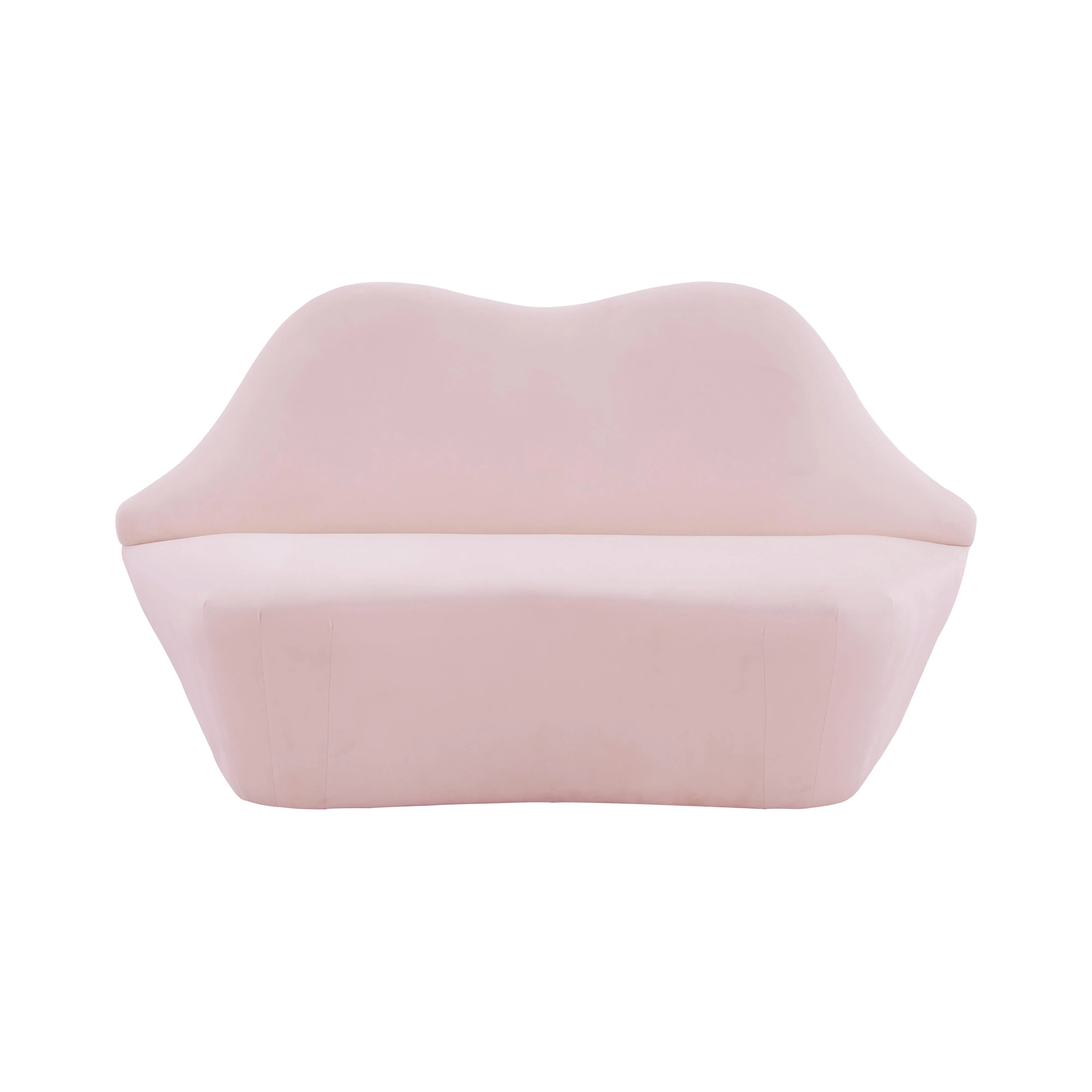 Lips 68" Performance Velvet Settee - Image 7