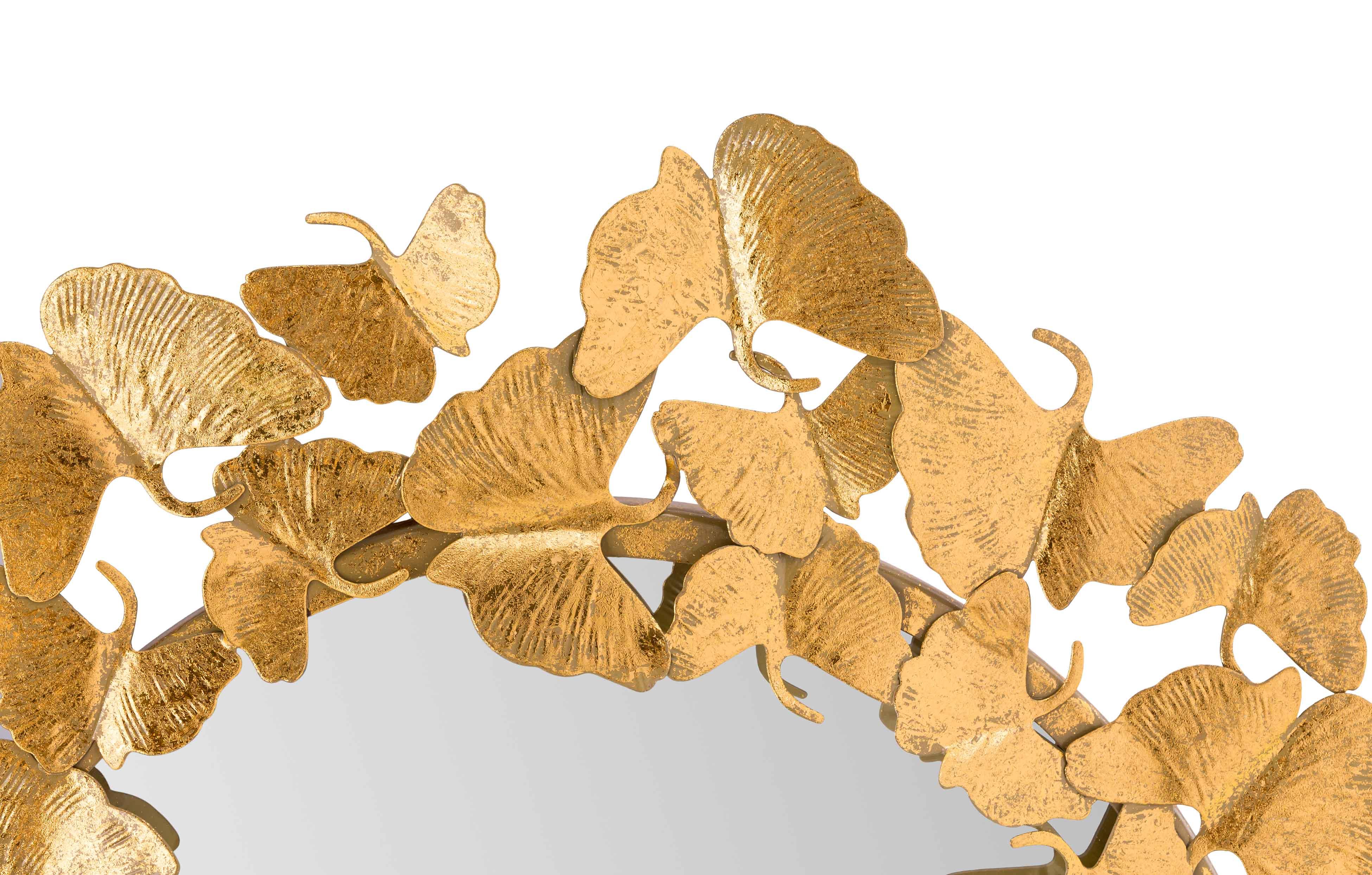 Lyrical Gold Round Wall Mirror (27"-36") - Image 4