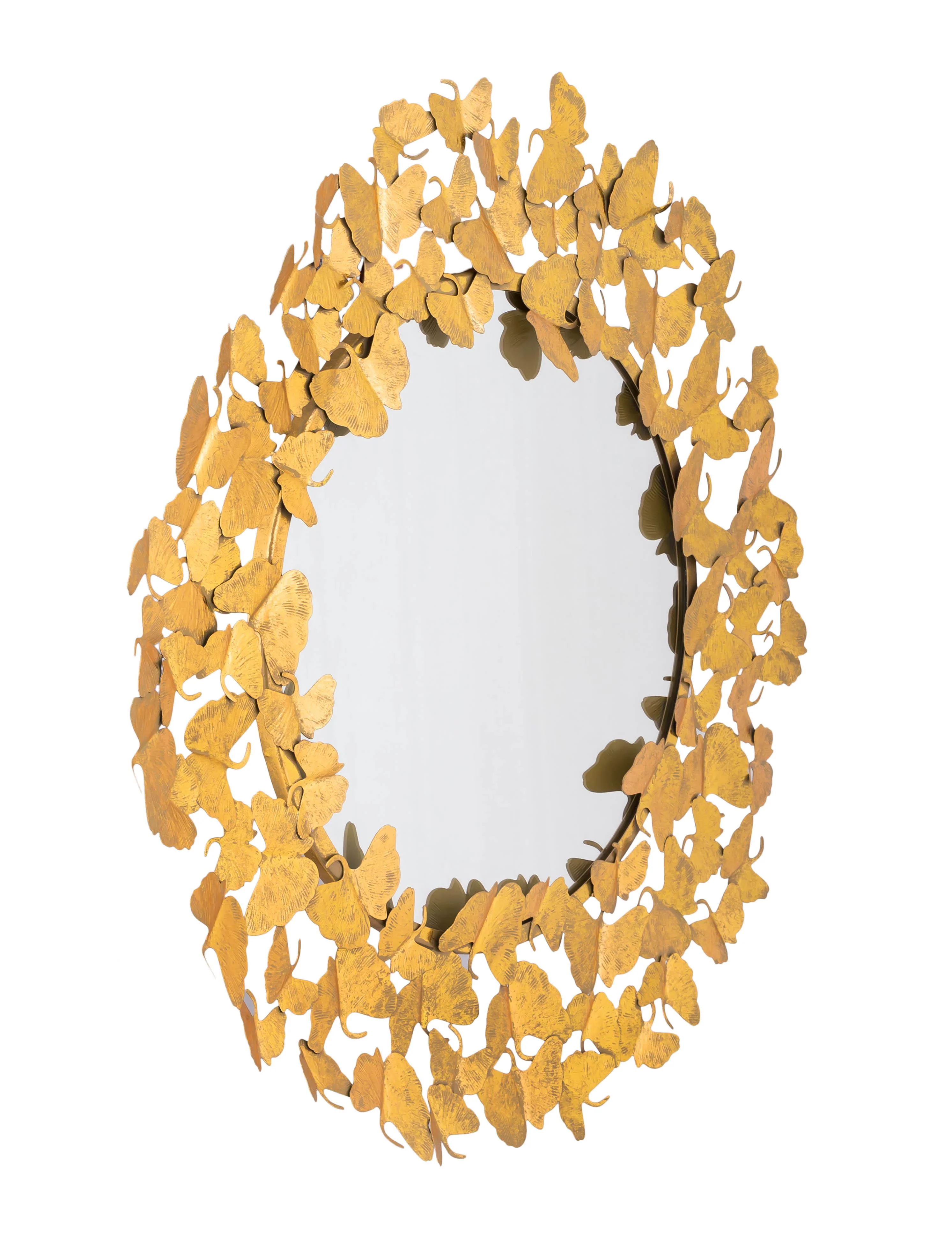 Lyrical Gold Round Wall Mirror (27"-36") - Image 8