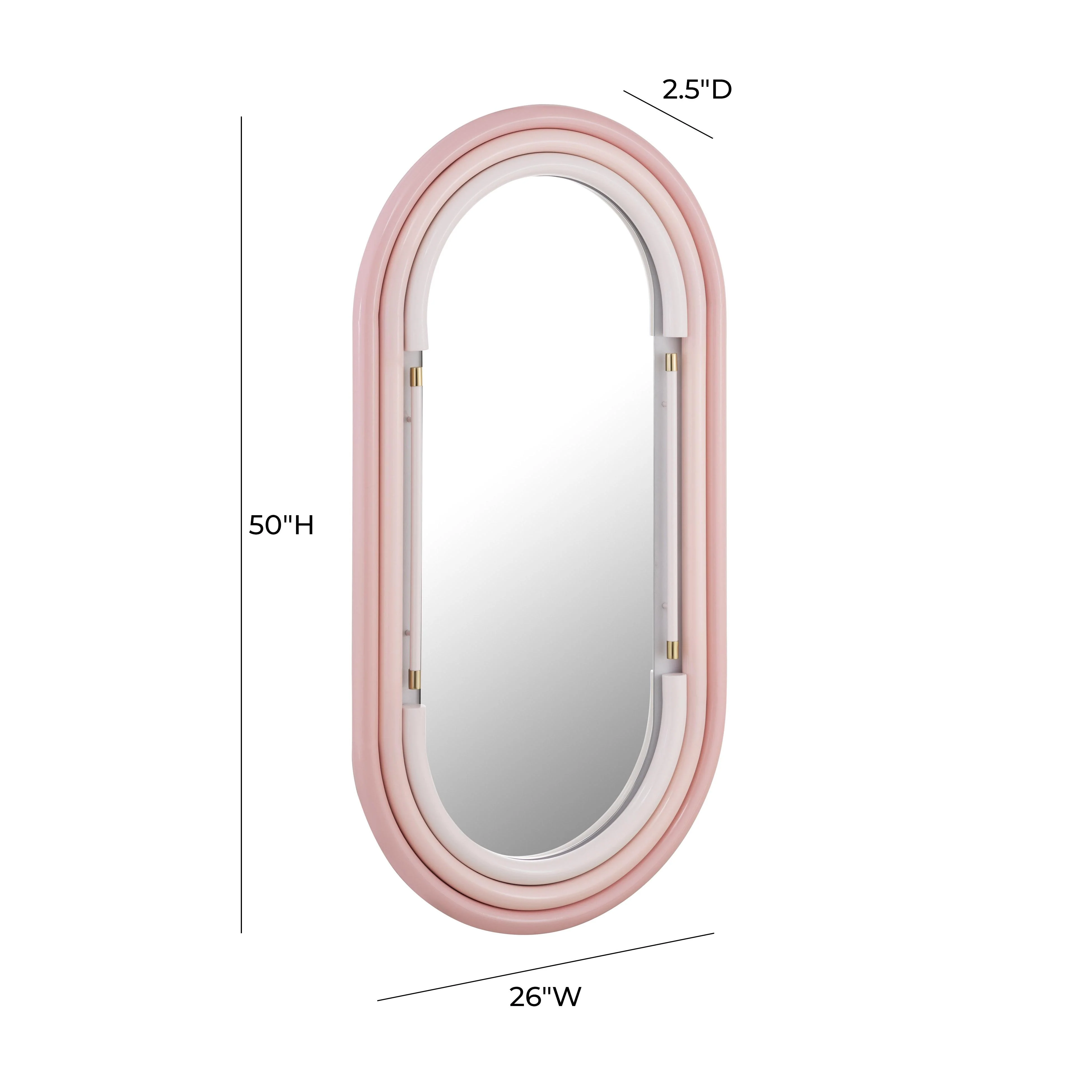 Neon Oval Wall Mirror (26"X50"-28"X58") - Image 14