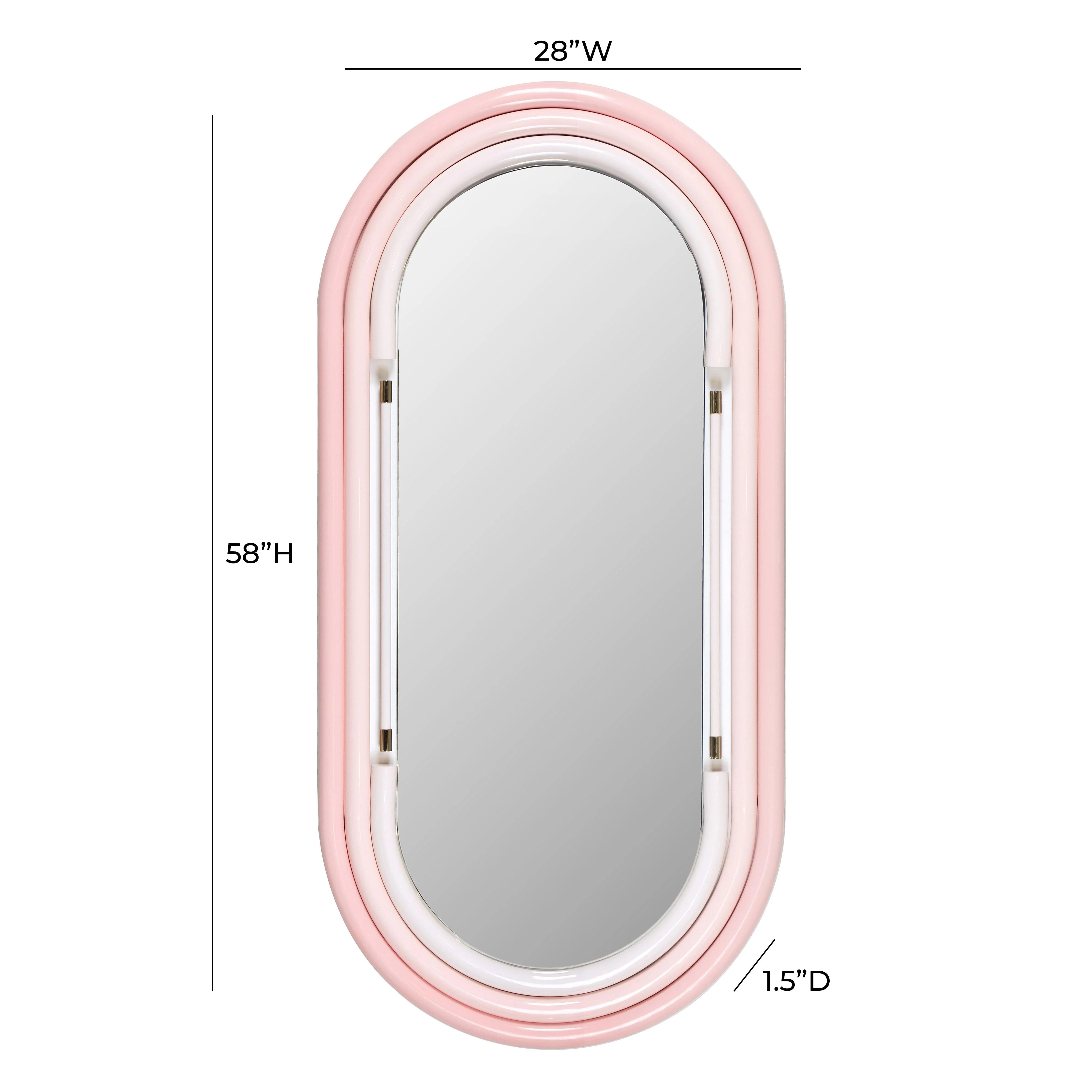 Neon Oval Wall Mirror (26"X50"-28"X58") - Image 26