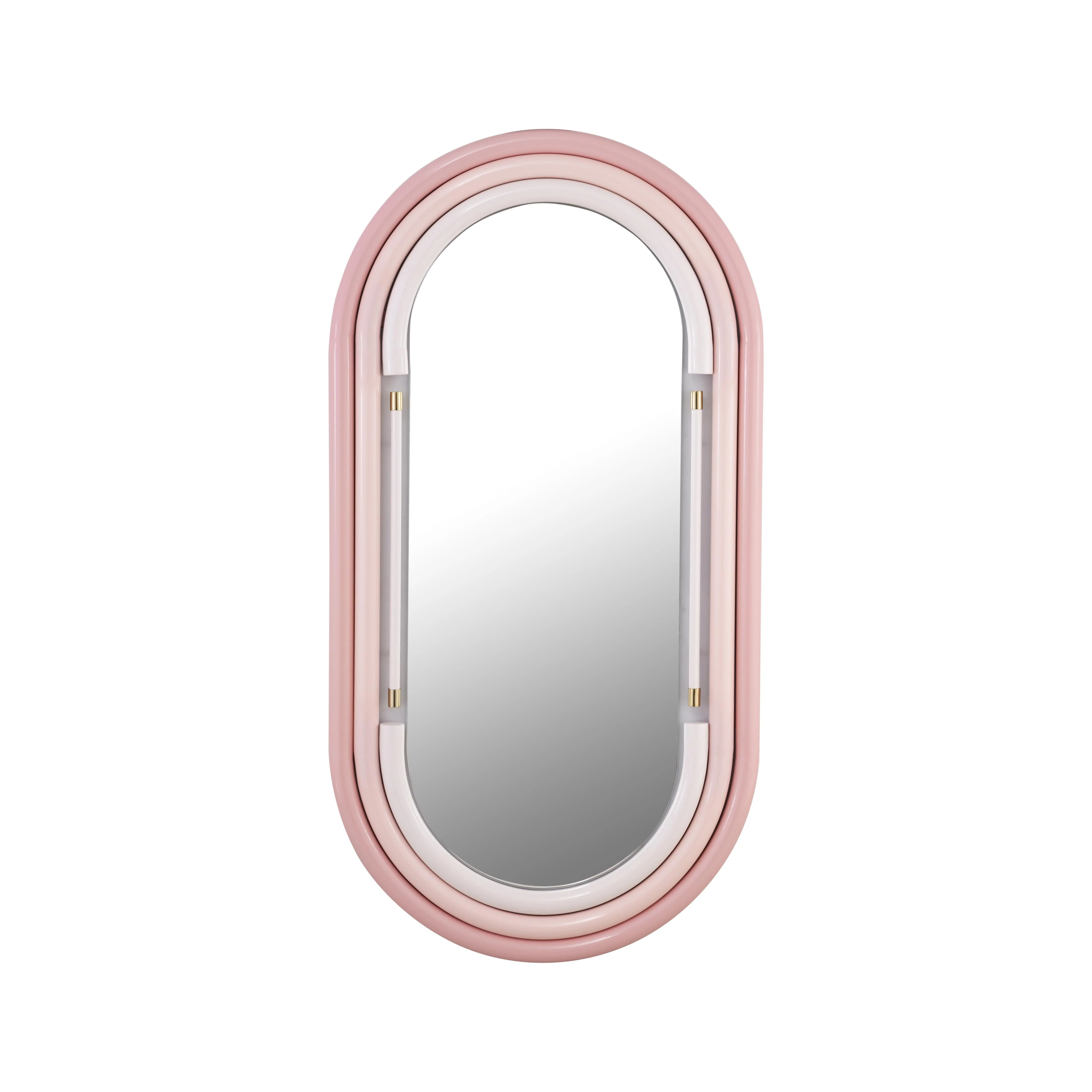Neon Oval Wall Mirror (26"X50"-28"X58") - Image 8