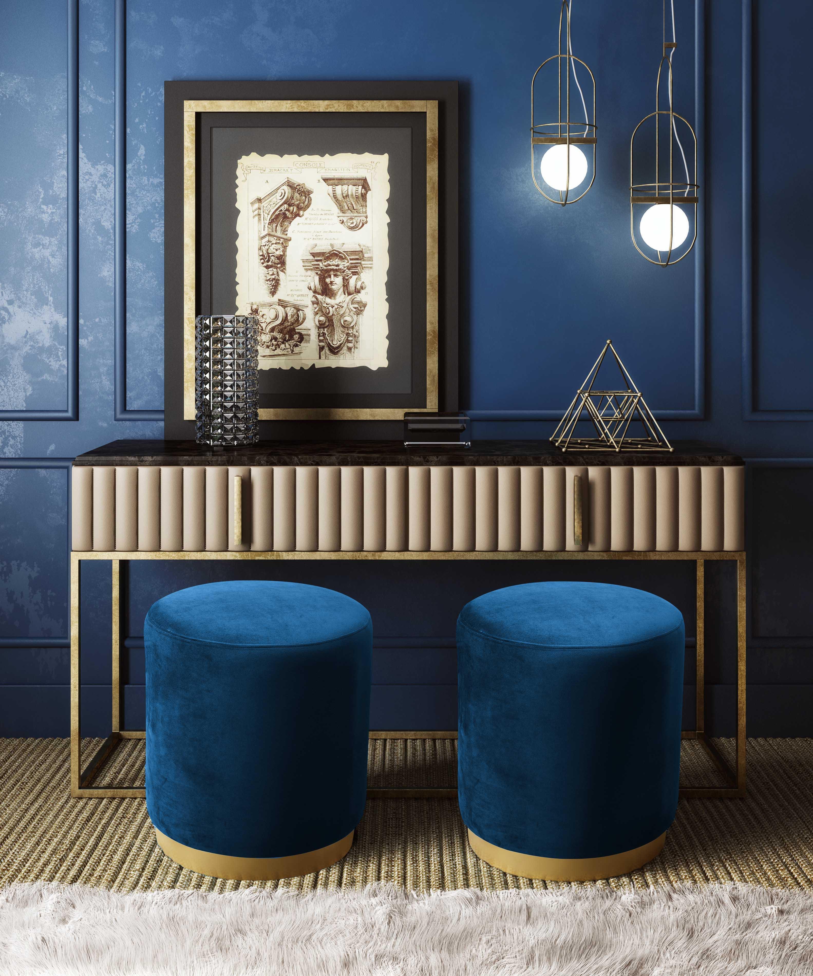 Opal Performance Velvet Ottoman - Image 16