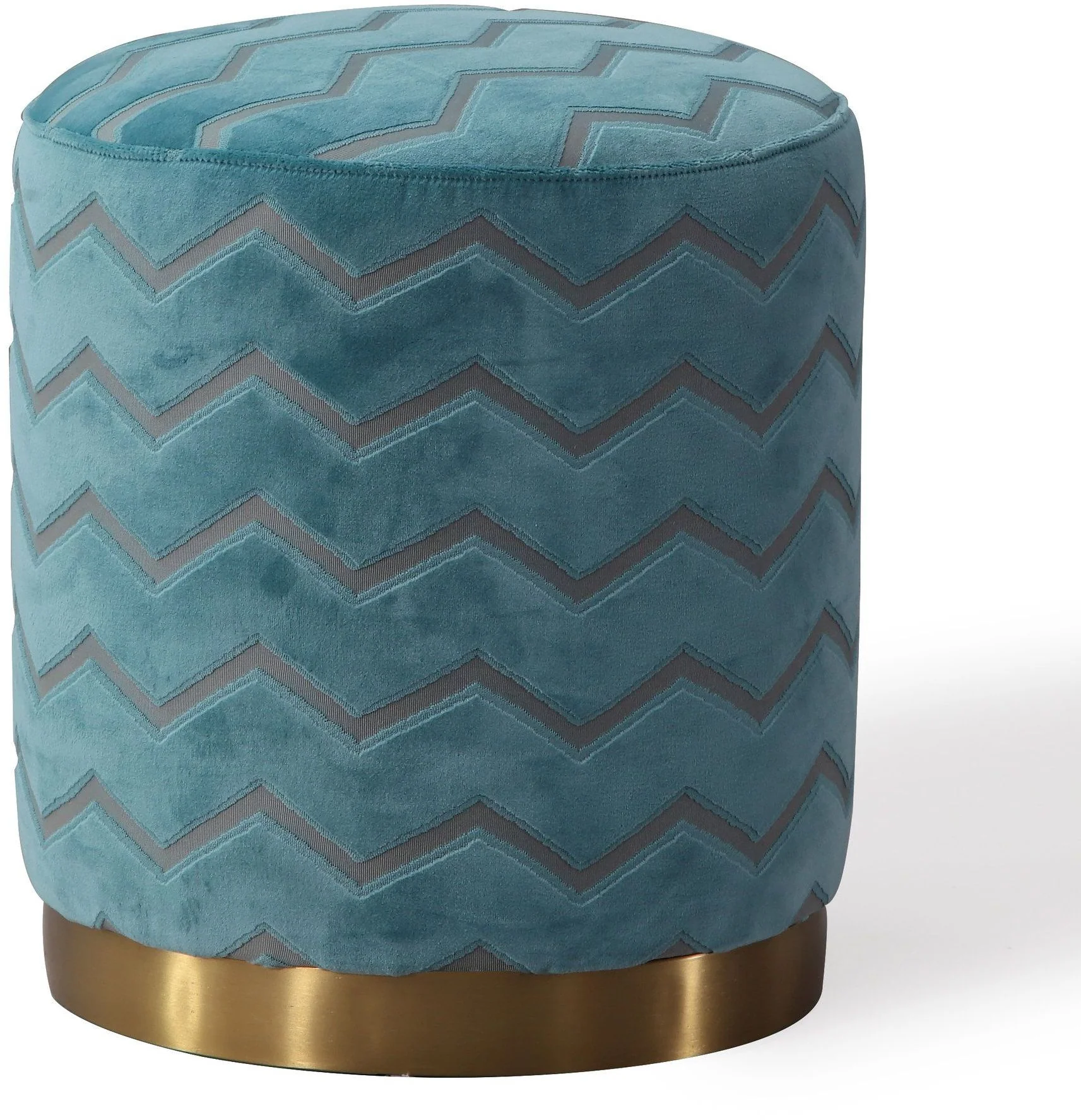 Opal Performance Velvet Ottoman - Image 19