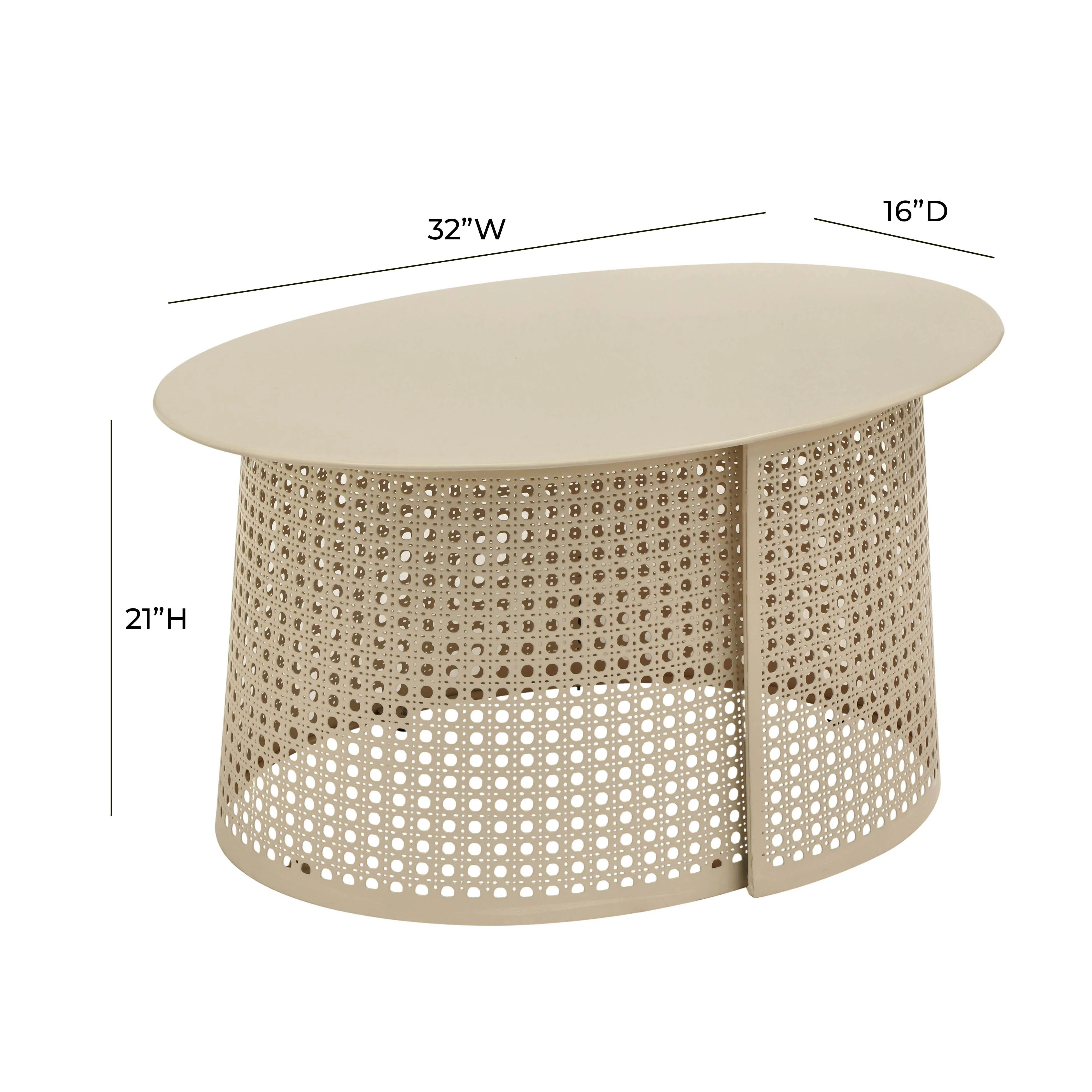 Pesky 32" Oval Coffee Table - Image 9