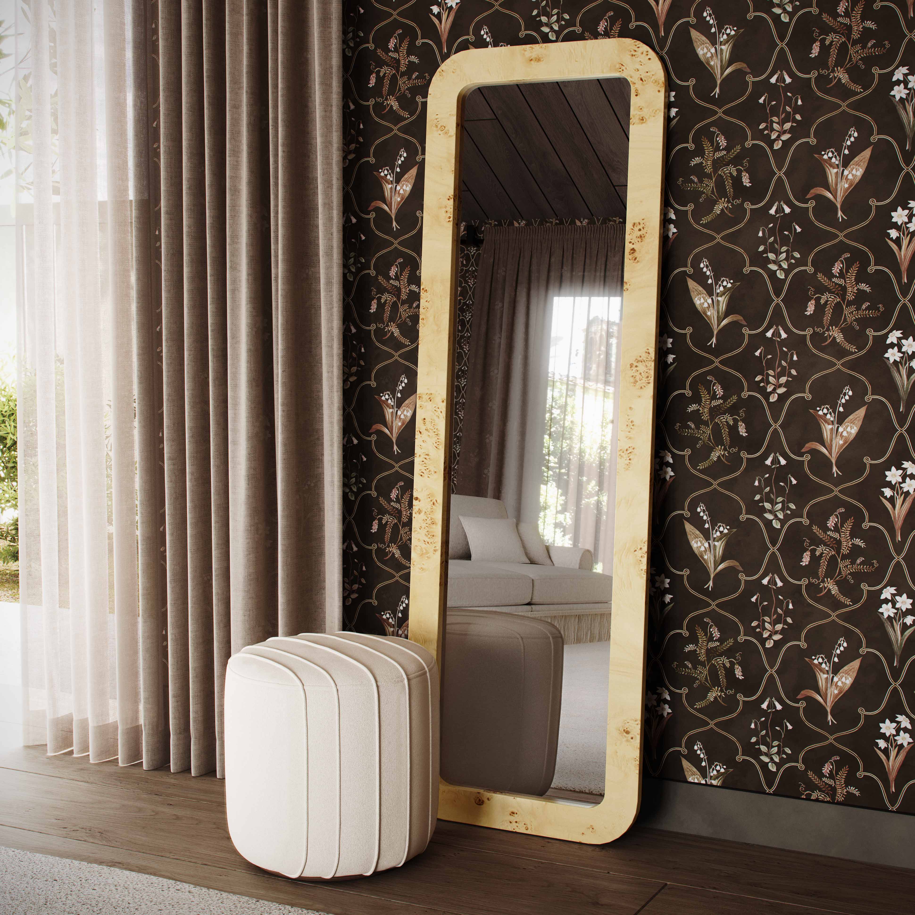 Pouch Chenille Ottoman - Image 8